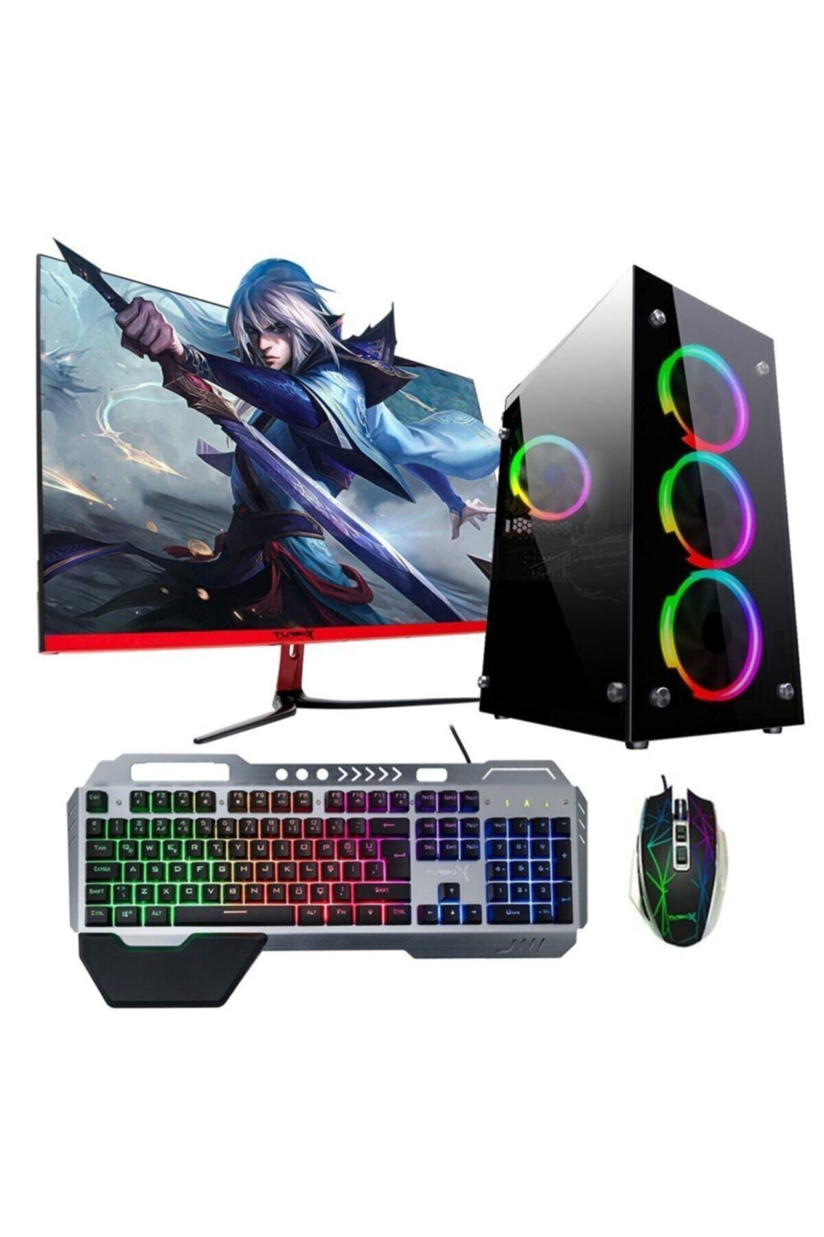 TURBOX Tx1113 I5 3470 16gb Ram 256gb Ssd 2tb Hdd 4gb Rx550 27'' Monitör Masaüstü Oyun Bilgisayarı