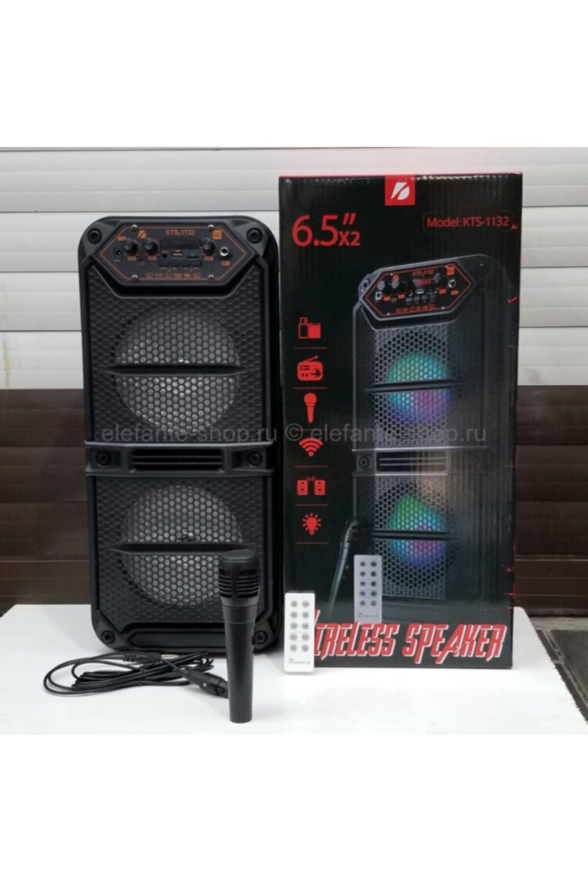 Butfulake Taşınabilir Bluetooth Hoparlör Kule Parti Veya Toplanti Anfisi Yüksek Ses Extra Bass