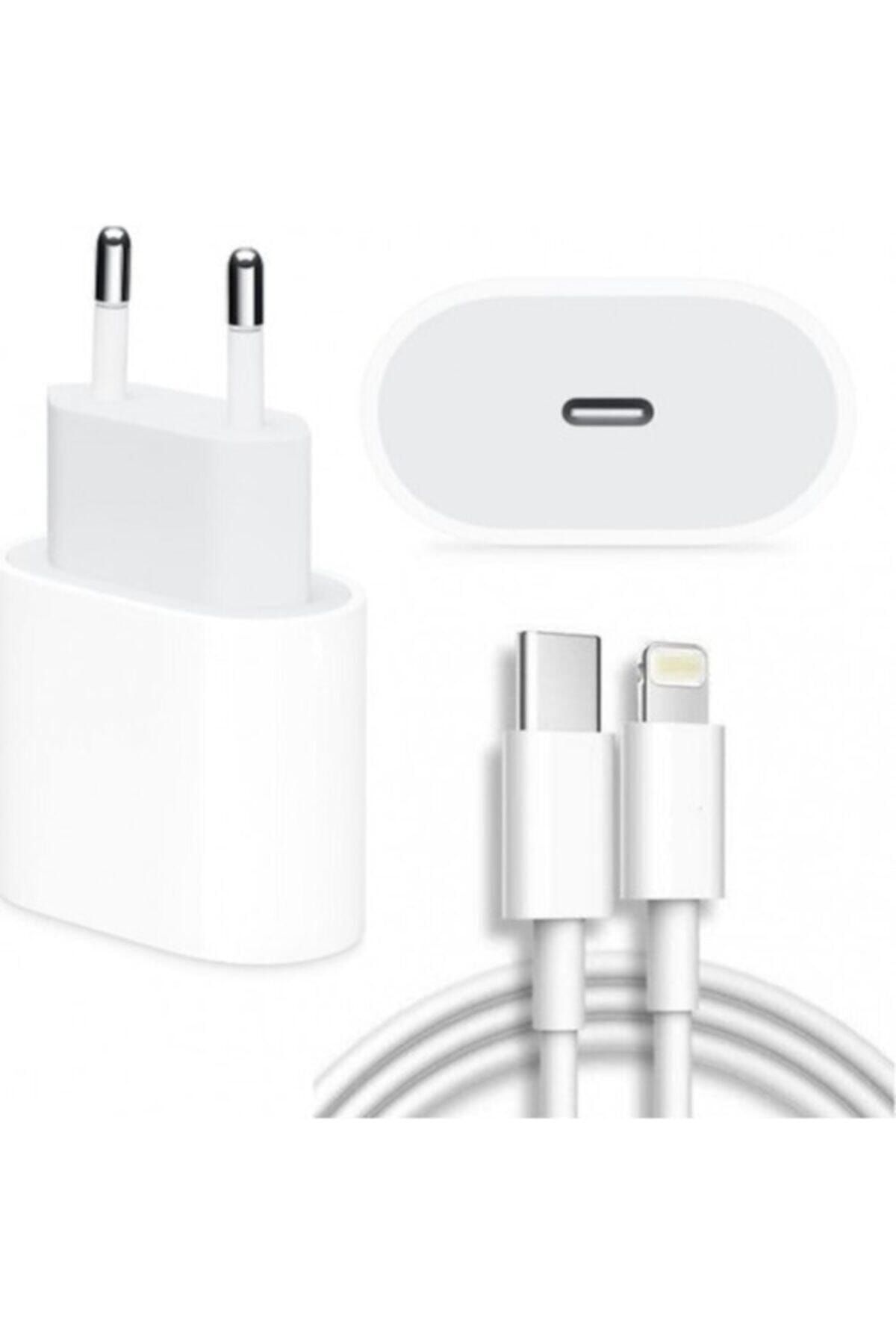 VY Aksesuar Apple Macbook Ipad Iphone 11 / 12 - Pro Max Mini Uyumlu 20w Adaptör Kablo Usb-c Pd Hızlı Şarj Aleti