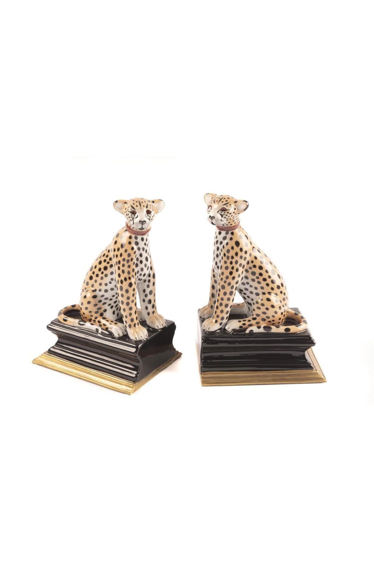 Mikasa Moor Leopar Porselen Kitap Tutucu 26x10x20 Cm