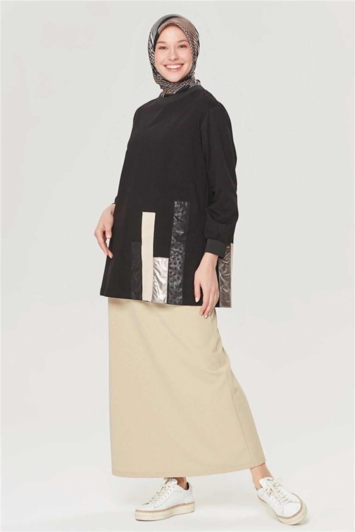 Armine 21y1035 Kadın Bej Etek