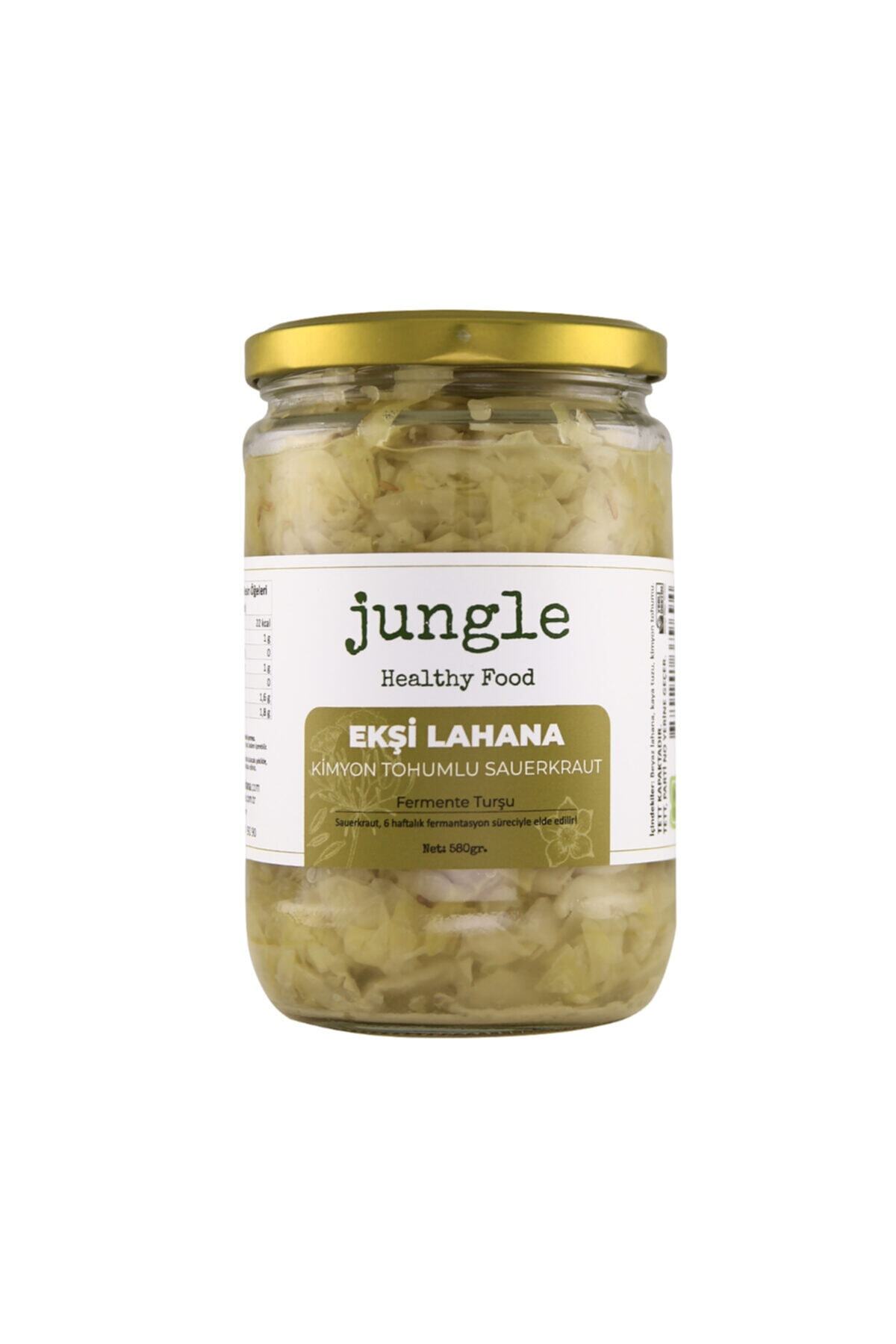 Jungle Kimyon Tohumlu Sauerkraut Ekşi Lahana 580 G