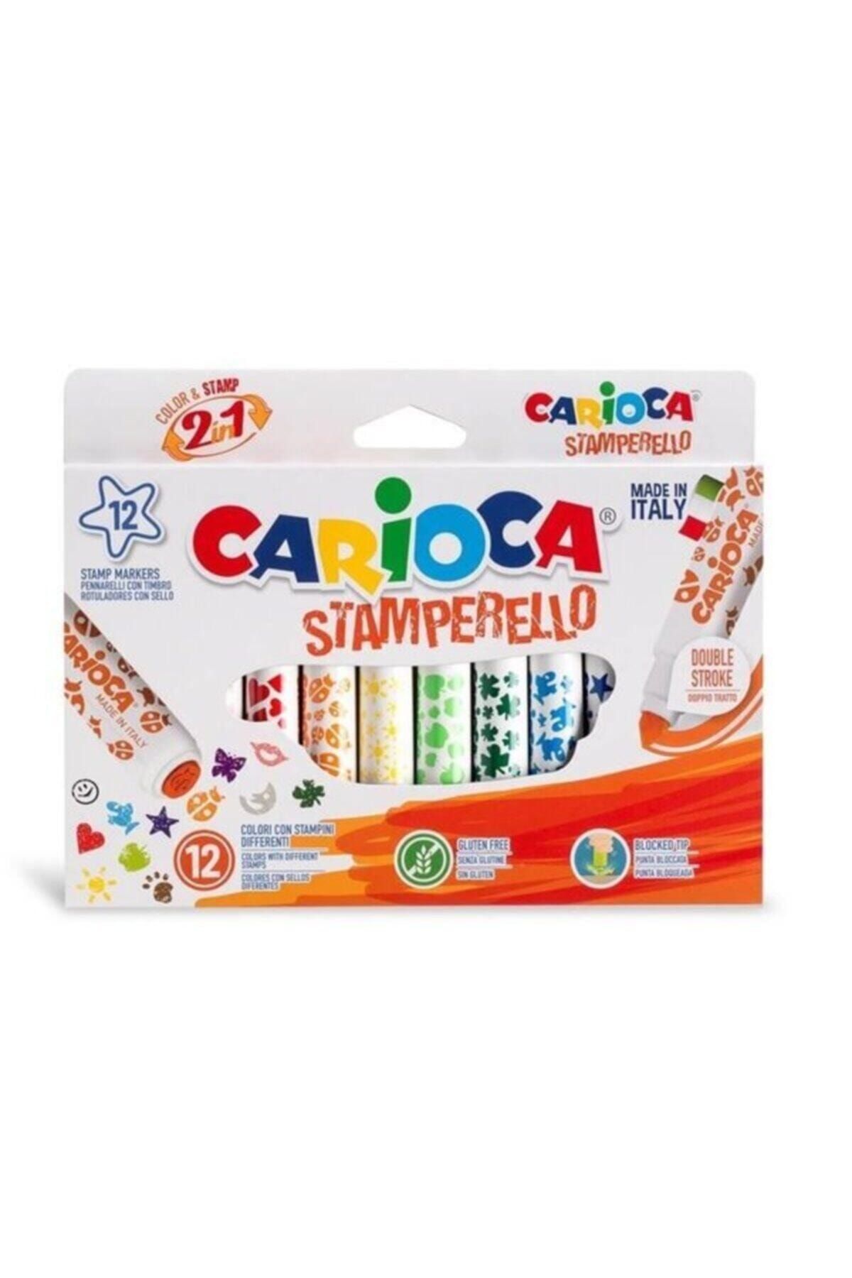 CARIOCA - Stamperello Yıkanabilir Keçeli Boya Kalemi 12’li