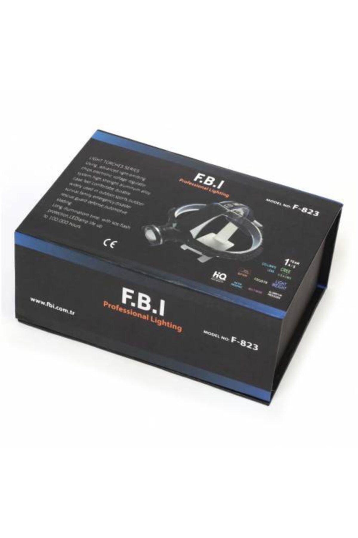 Modus Shop F.b.ı F-823 Xlm T6 Led Su Geçirmez Şarjlı Kafa Lambası