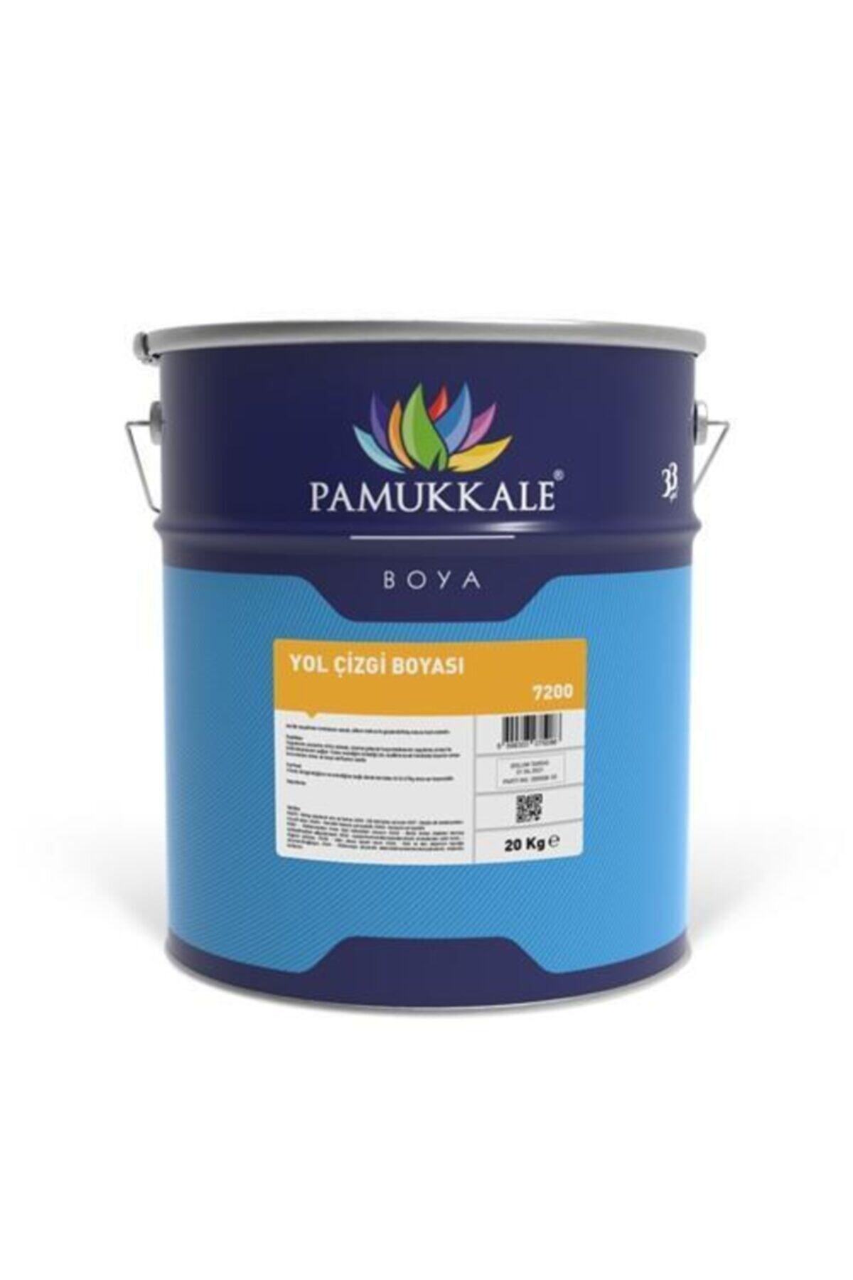 Pamukkale Yol Çizgi Boyası 7206 20 Kg Bayrak Kırmızı Ral 3020