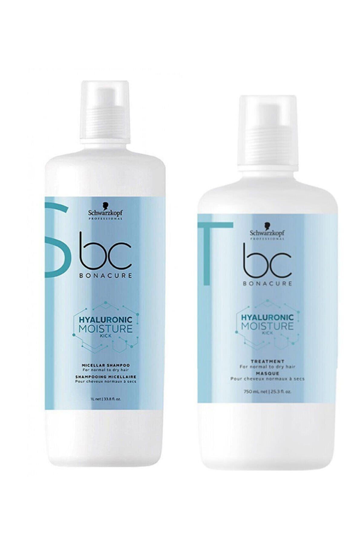 Schwarzkopf Bonacure Hyaluronic Bc Nem Yükleme Şampuanı 1000 ml Ve Maske 750 ml