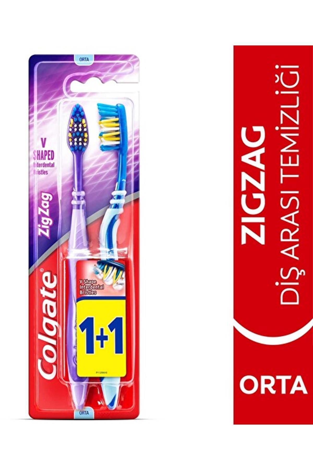 Colgate Marka: Zigzag Diş Arası Temizliği Orta Diş Fırçası 1+1 Kategori: Manuel Diş Fırçası