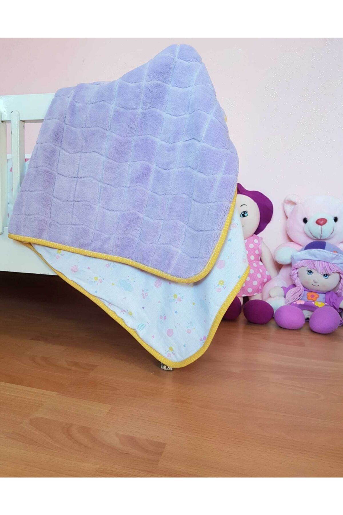 Alpar Tekstil Peluş Welsoft Bebek Battaniyesi - Lila