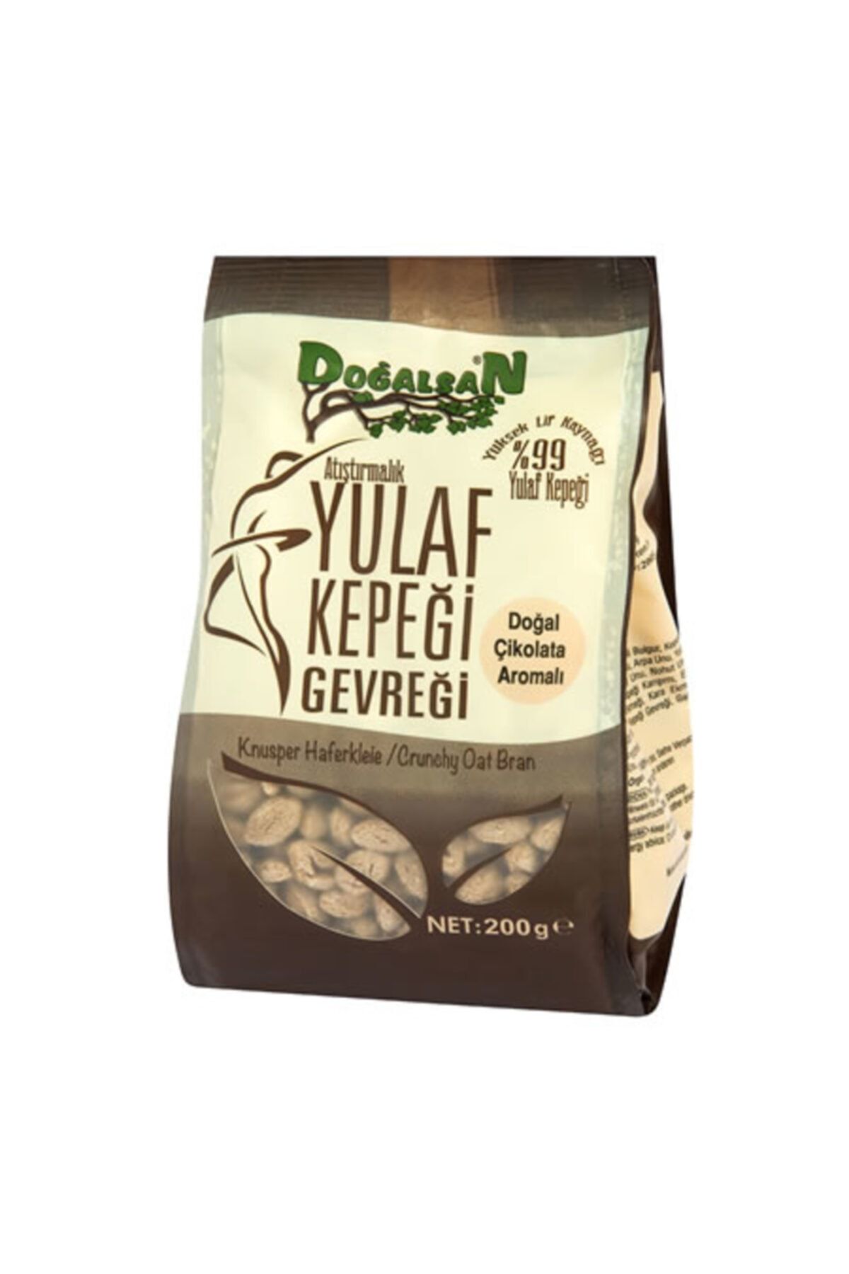 Doğalsan Yulaf Kepeği Gevreği Çikolatalı 200 G