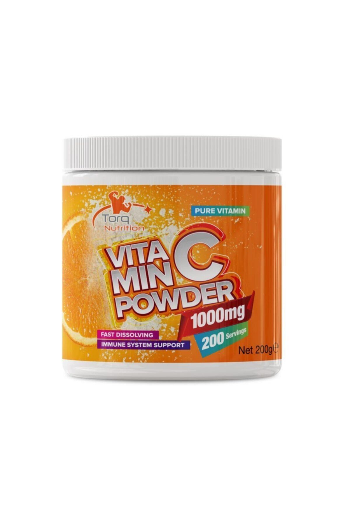 Torq Nutrition Vitamin C Powder (1000 Mg) 200 gr
