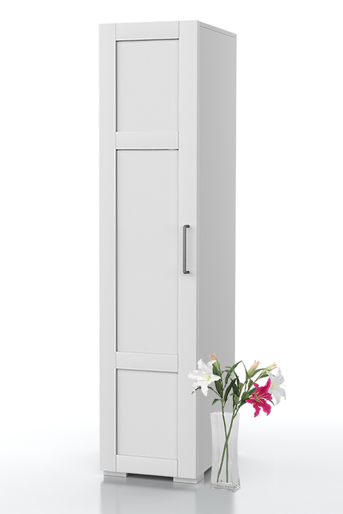 DEKOREX Bny-115 Beyaz Kapaklı Banyo Dolabı