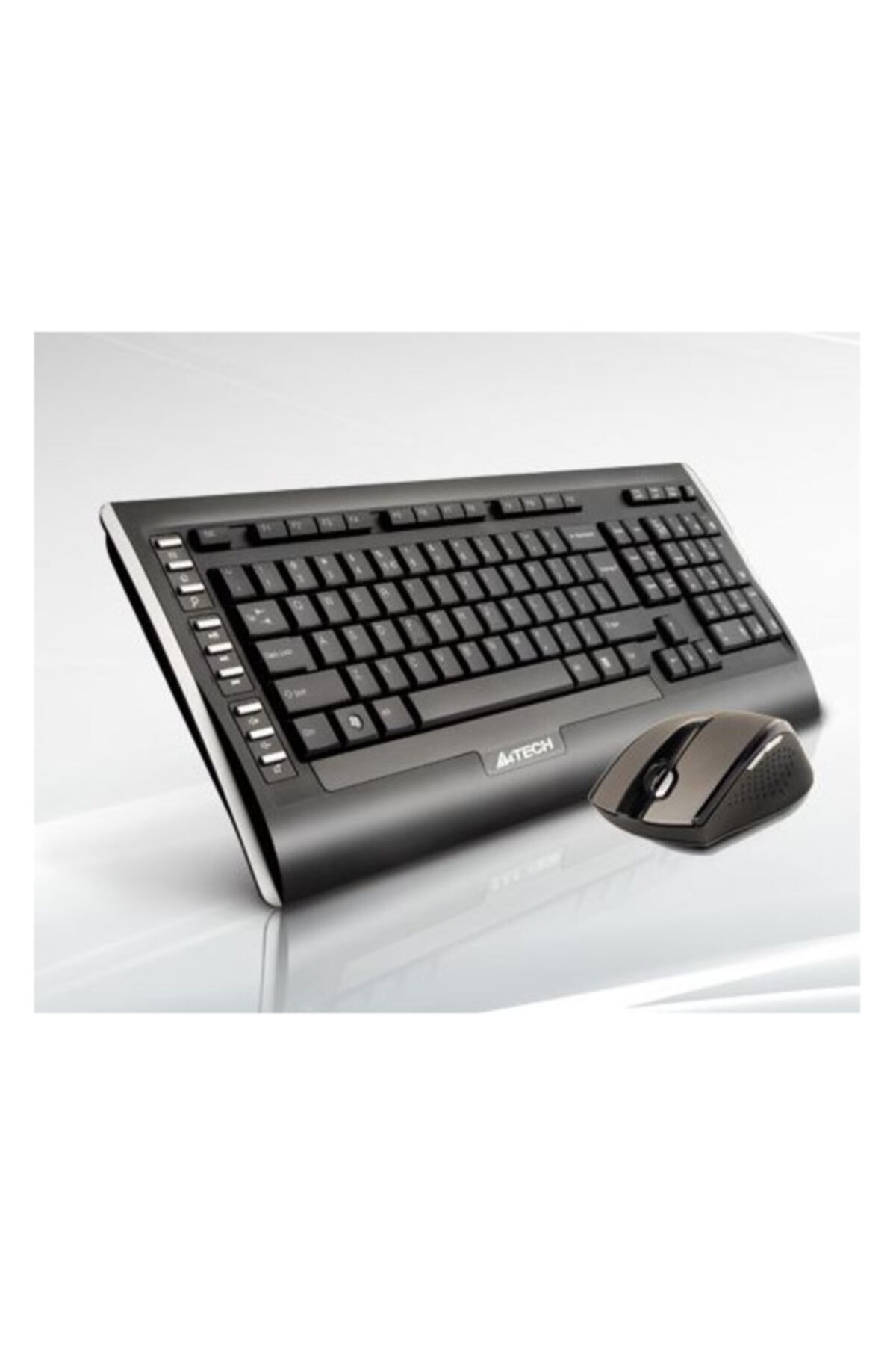 A4 Tech A4-tech 9300f Türkçe Q Kablosuz Klavye Mouse Set Siyah