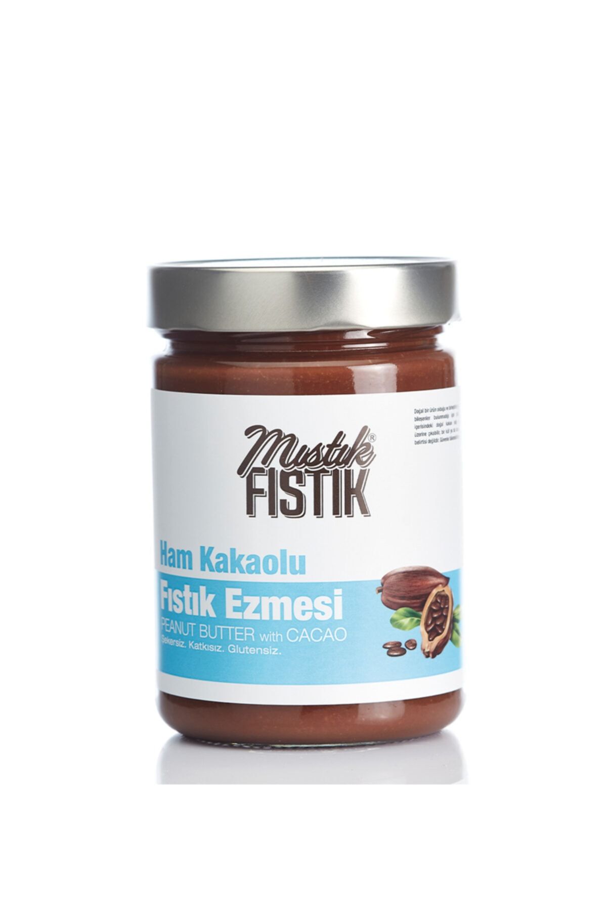 Mıstık Fıstık 600 G. Ham Kakaolu Fıstık Ezmesi