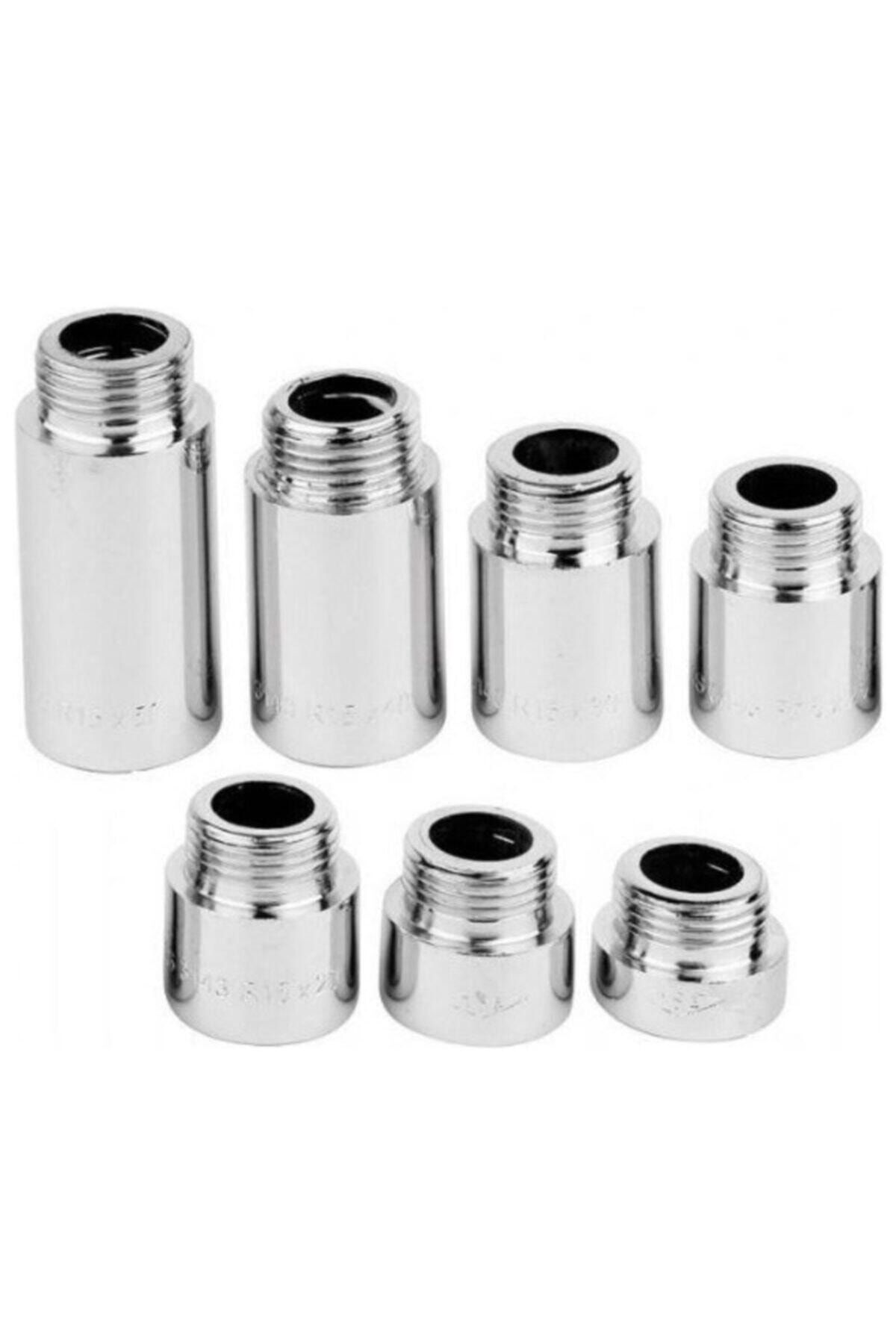 Deppot Musluk Çeşme Uzatması Krom Kaplama Prinç-1cm-ölçü 1/2-kısa Kalan Musluklar Için-1/2 Çeşmelere Uyumlu