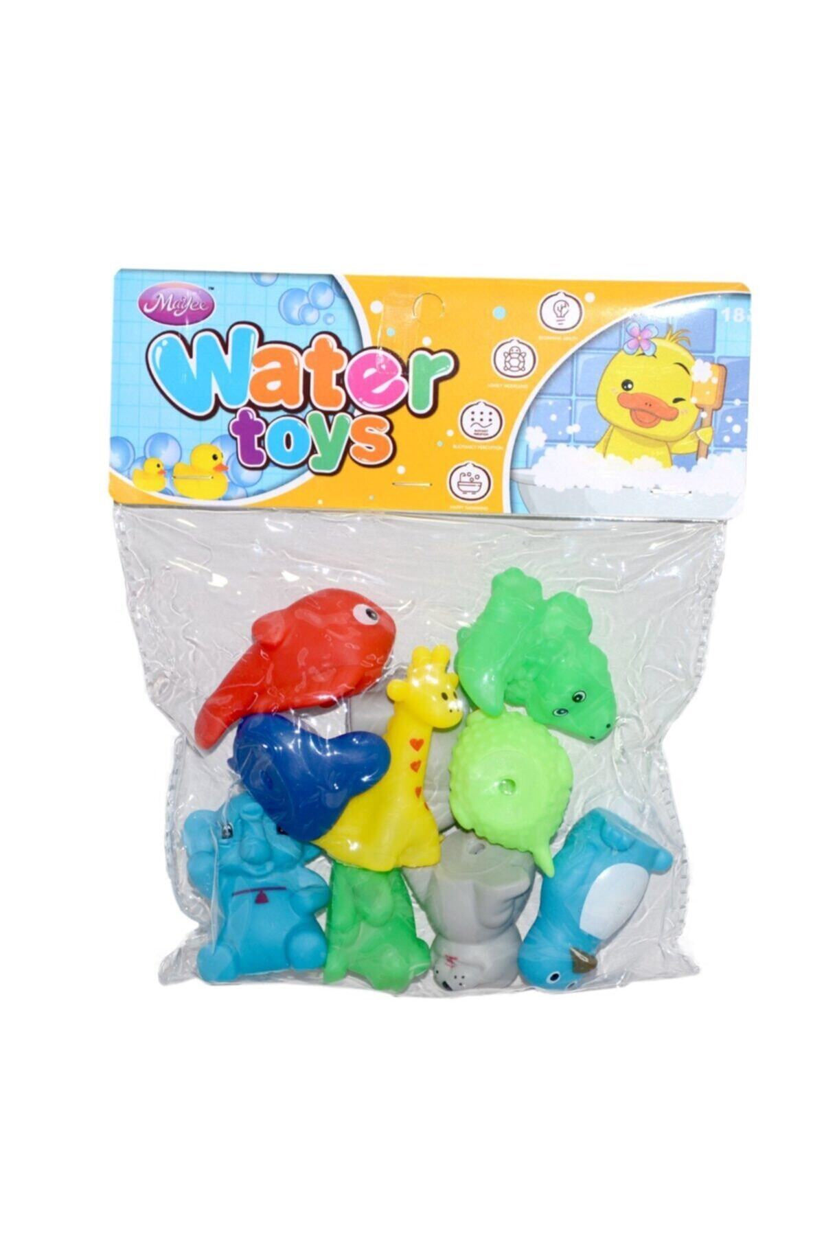 ERPA ToysShop Sevimli Hayvanlar 10'lu Vinil Seti Bebek Banyo Oyuncak