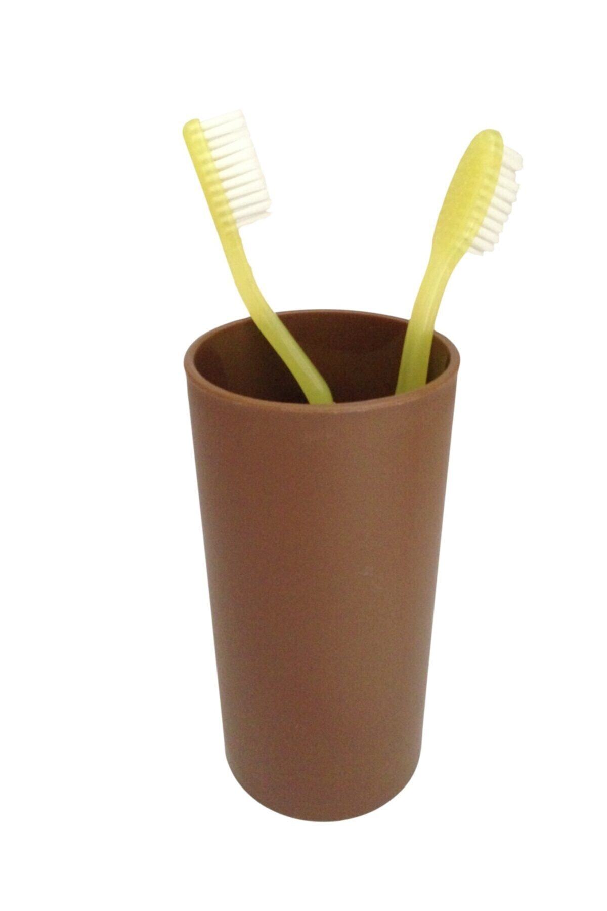 Sia Z7967 Kahverengi Abs Diş Fırçalık 6x6x13cm