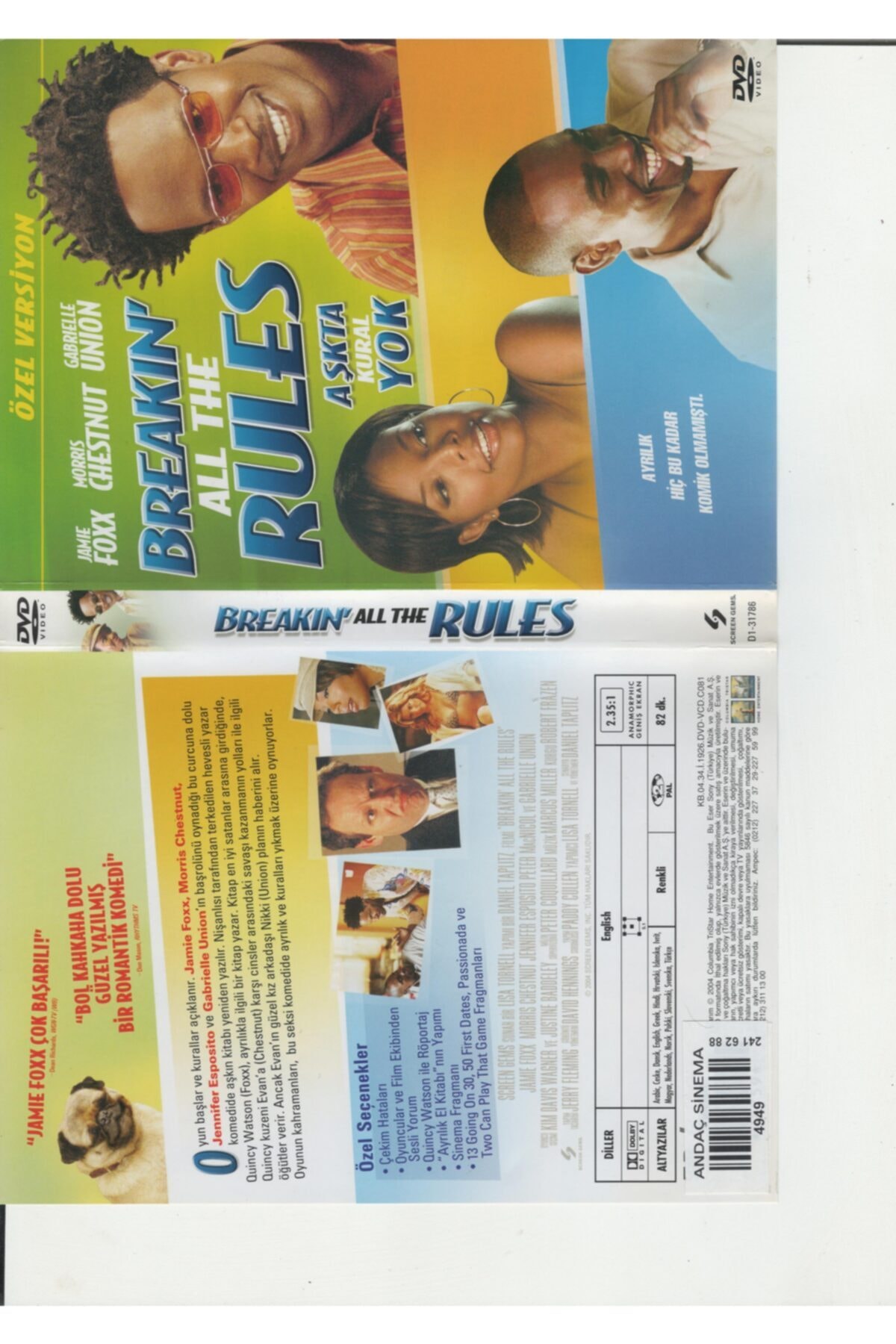 DVD Aşkta Kural Yok