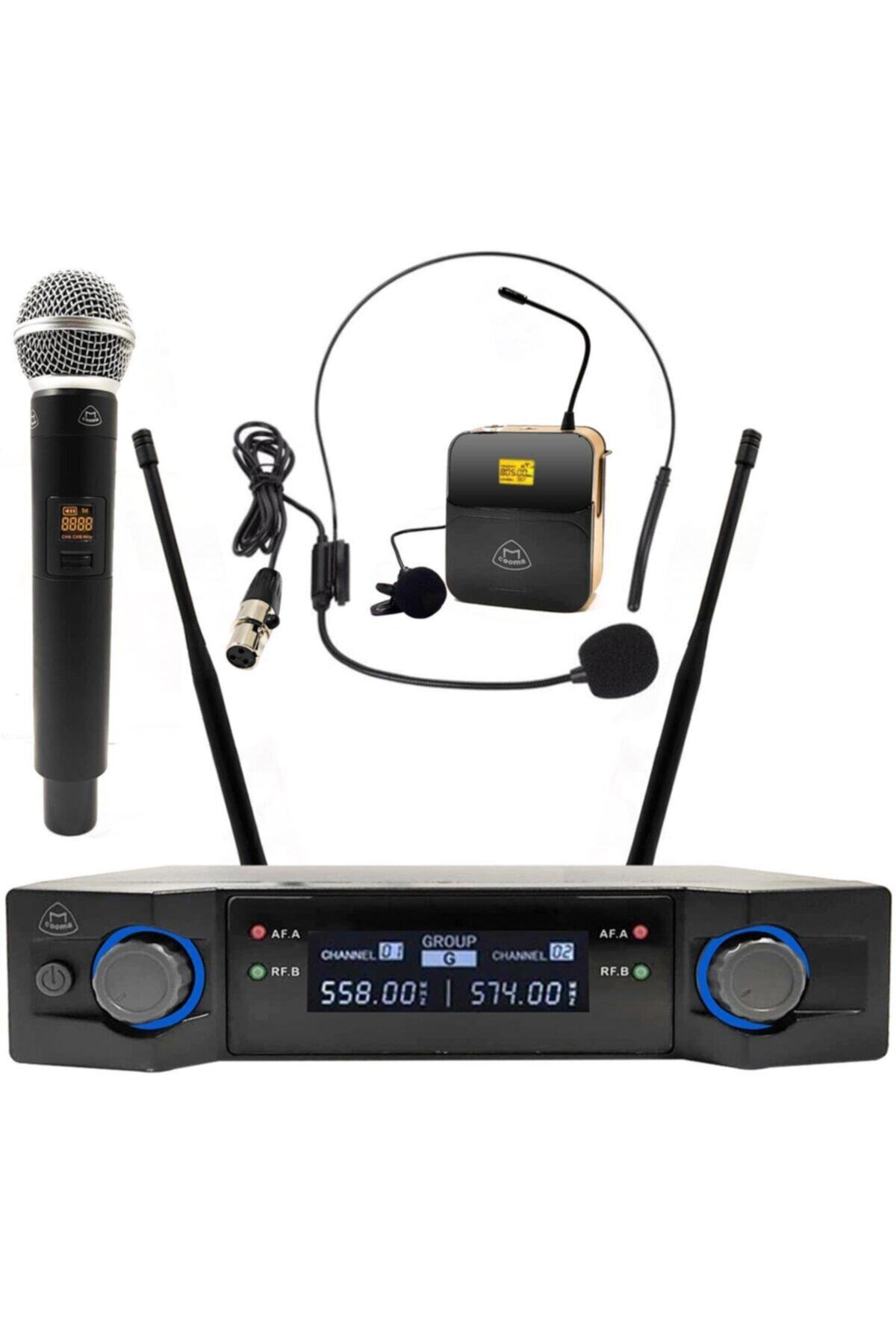 cooma Mikrofon Kablosuz 1el/1yaka/1headset Uhf B-2776