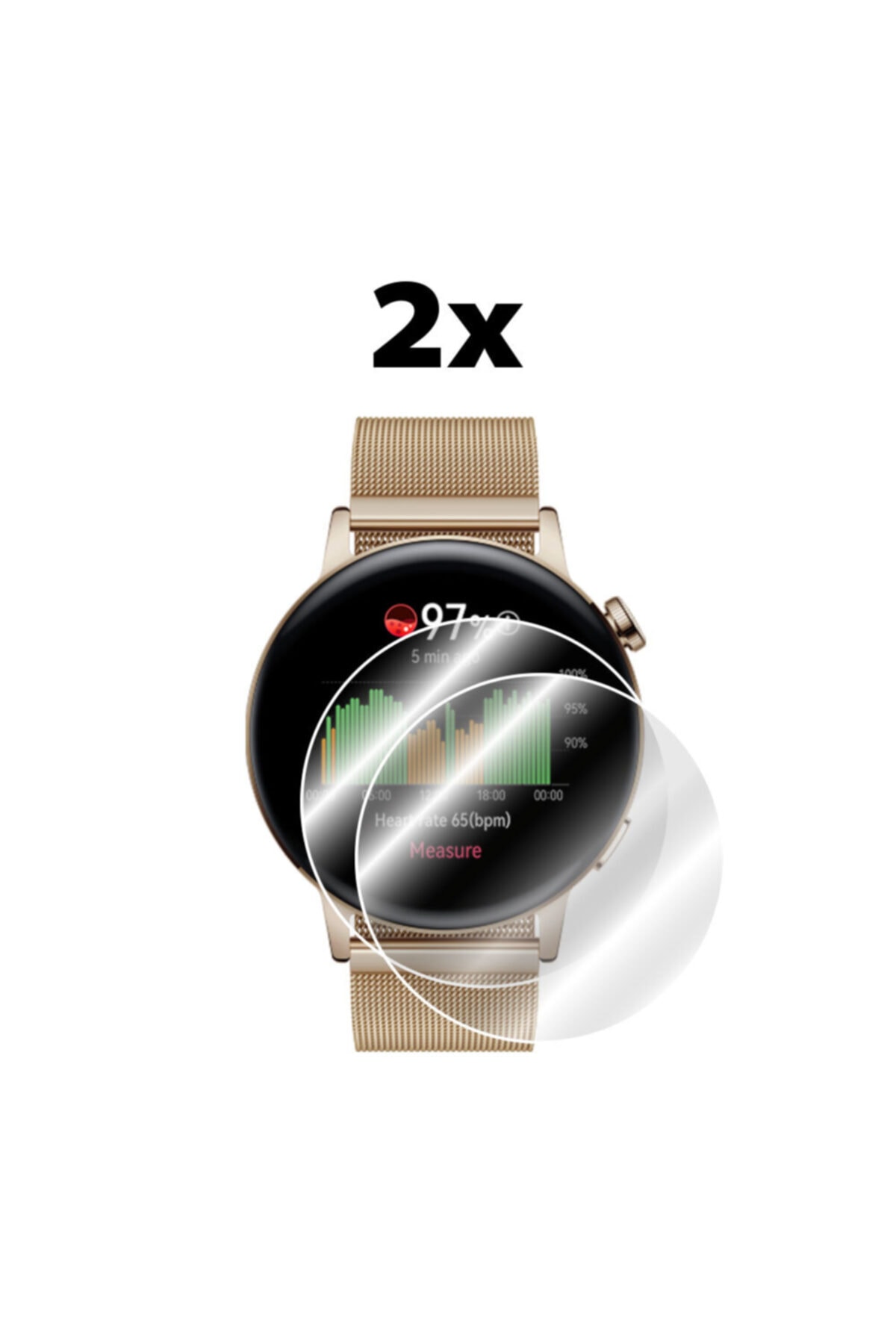 Ipg Huaweı Watch Gt 3 42 Mm Ile Uyumlu Ekran Koruyucu (2 Adet)