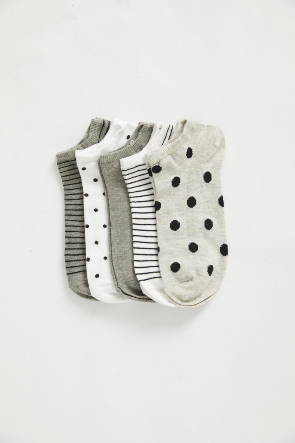 Katia&Bony 5'li Paket Kadın Patik Çorap - Mix