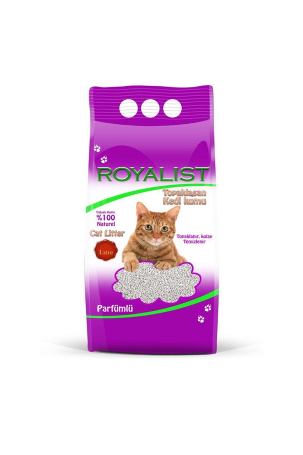 Petshopcubey Diğer Malzemeler Royalist Parfümlü Kedi Kumu 5 Lt