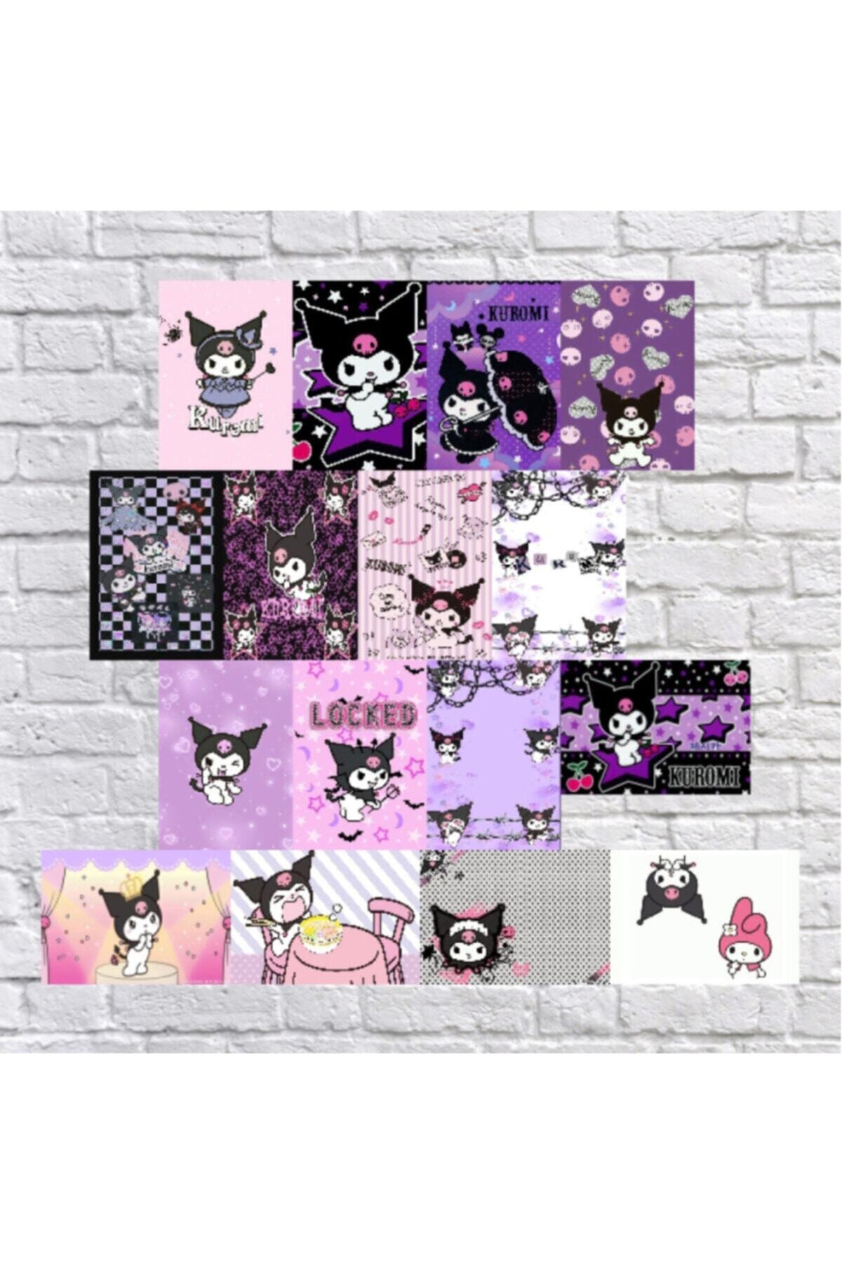 Köstebek Anime Fantasy Magic Melody - Kuromi Duvar Posterleri (A5 NO:16)