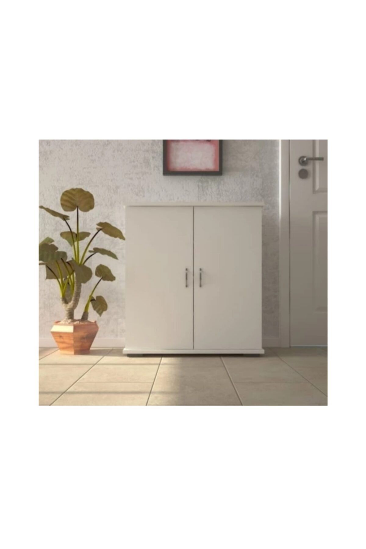 Pomegranate 4 Raflı Mdf Dolap Ayakkabılık