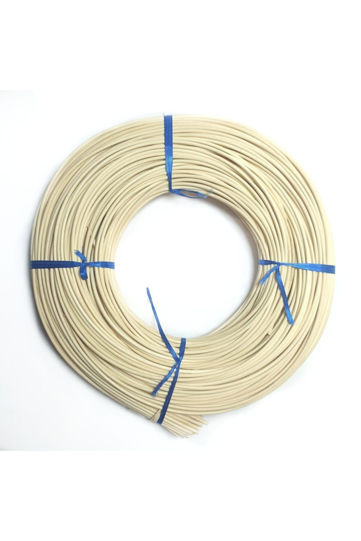 Hobizubi Rattan Doğal Bambu Çubuk 2 Kg - 3mm Örgü Rattan Ip