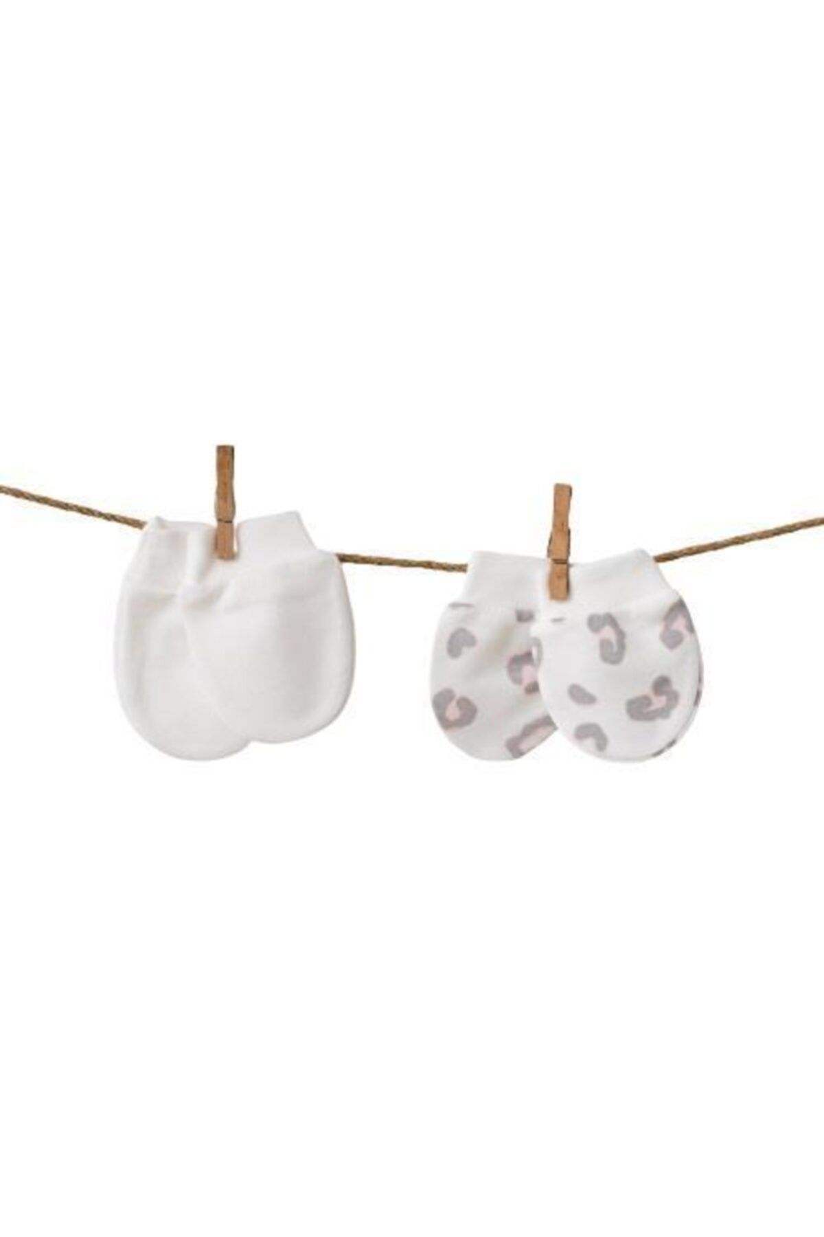 andywawa Ac21207r Basic 2li Bebek Eldiven Leopar