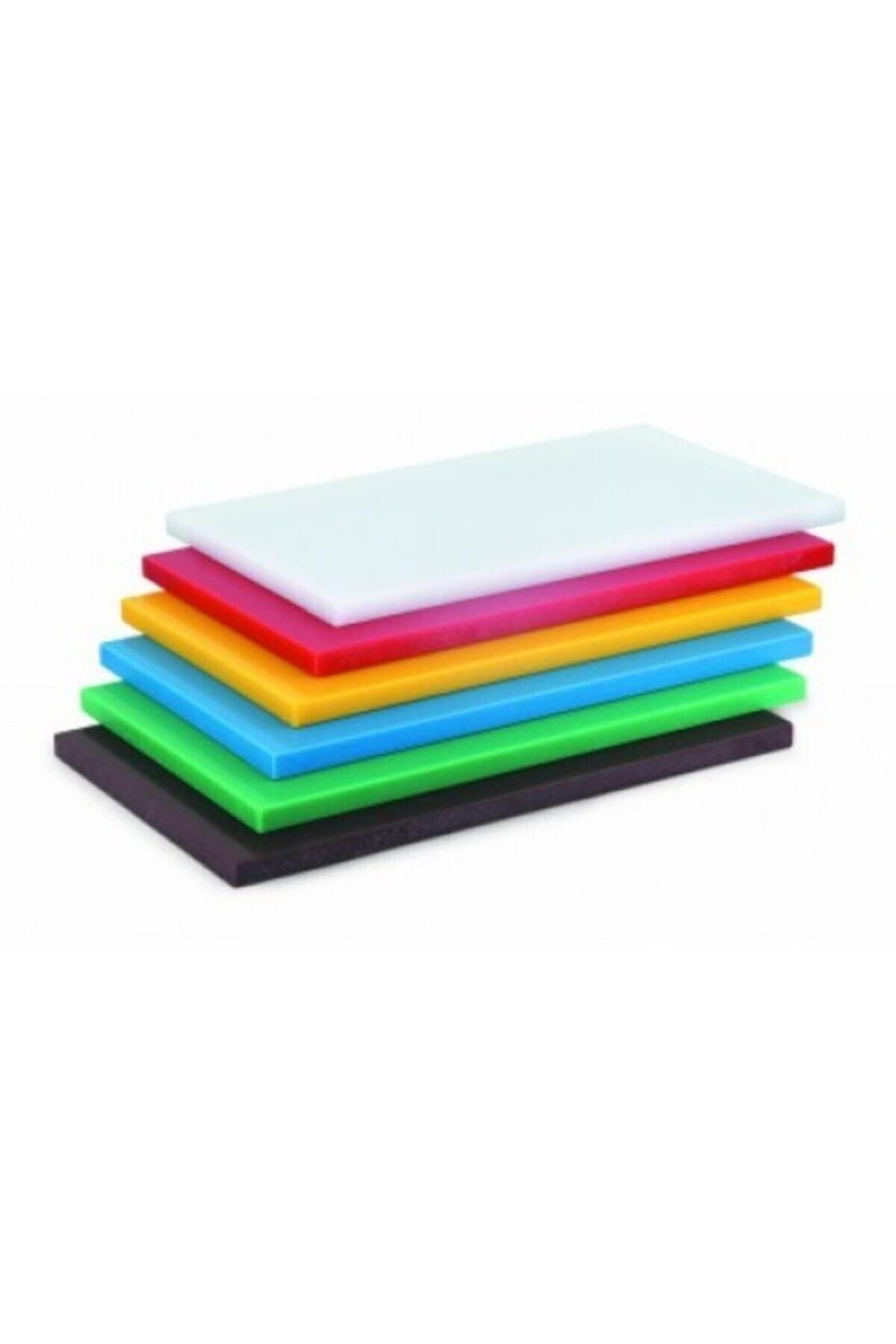 MATARMUTFAK Polietilen Kesim Tahtası Et Meyve Kesme Levhası 40x30x2 Cm Kırmızı