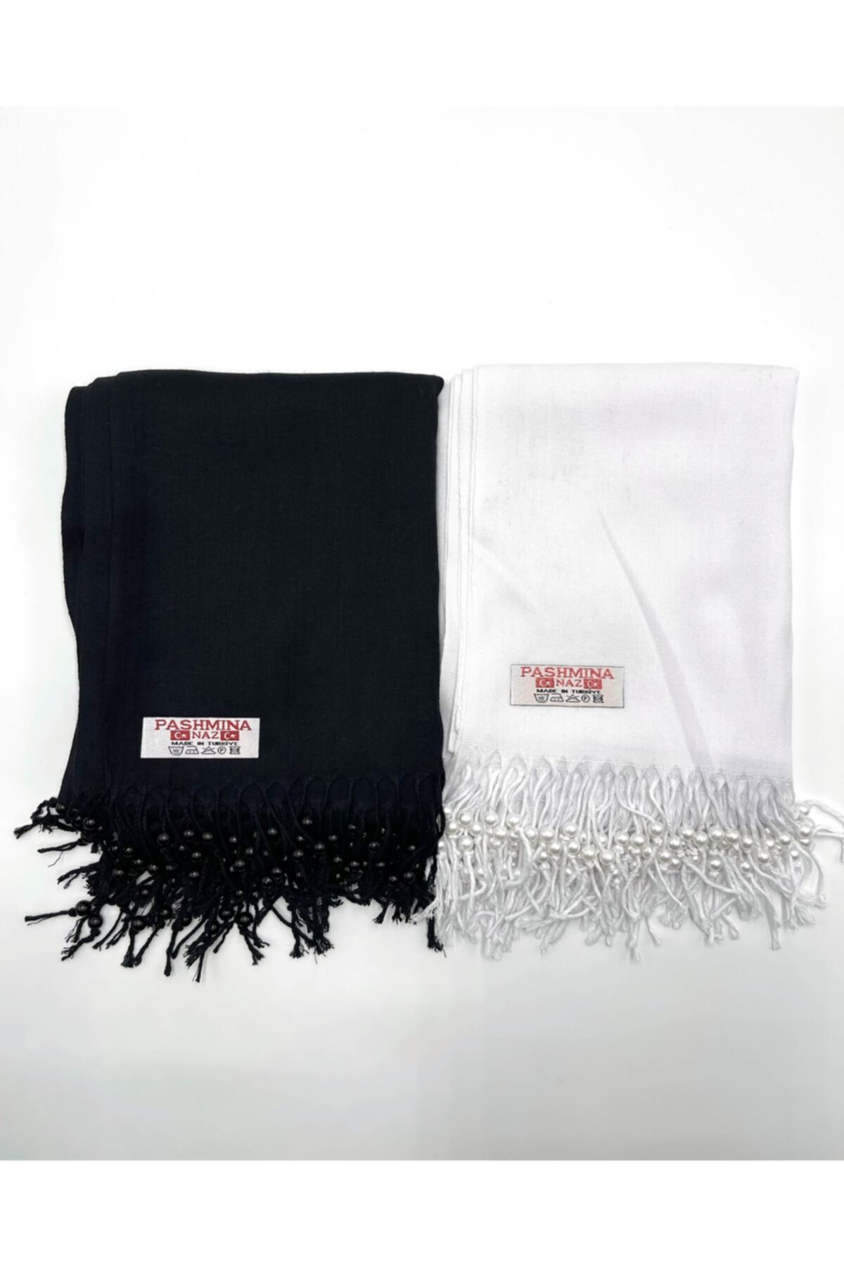 Naz Ipek Boncuklu Paşmina Şal 2'li Paket