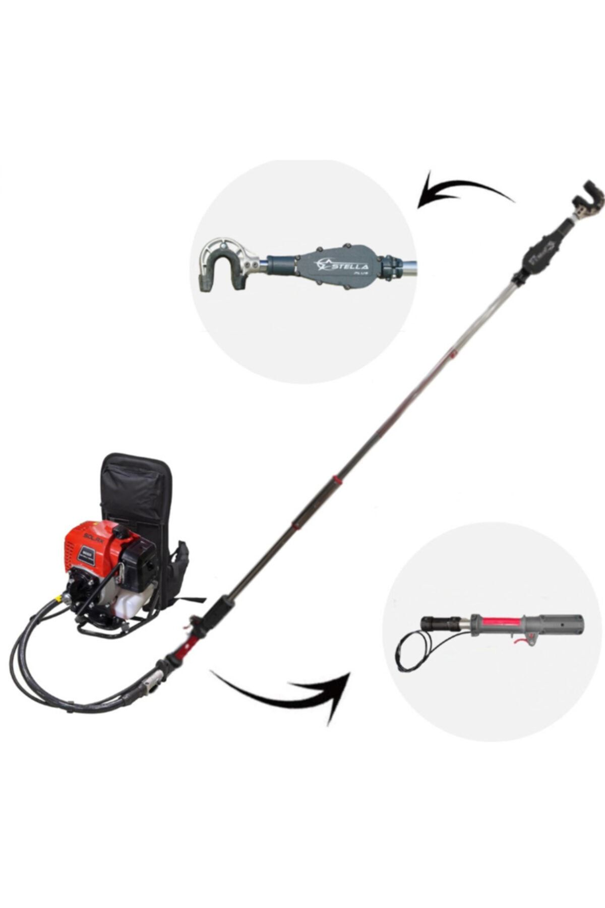 Stella Plus Sp900 S27 Solax Tk520d Motorlu Hasat Makinesi