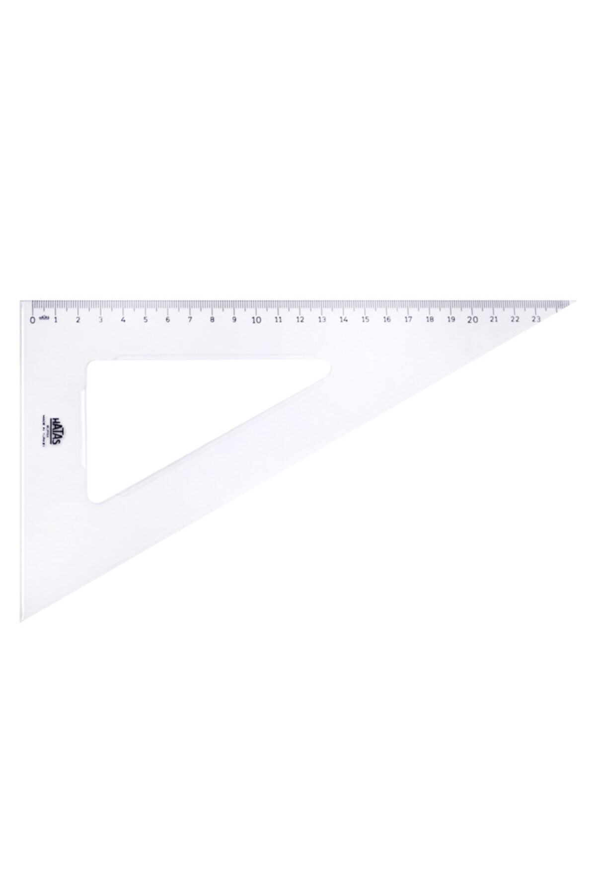 Hatas Yayınları Hatas 0770 Gönye Akrilik 26 cm 60 Derece