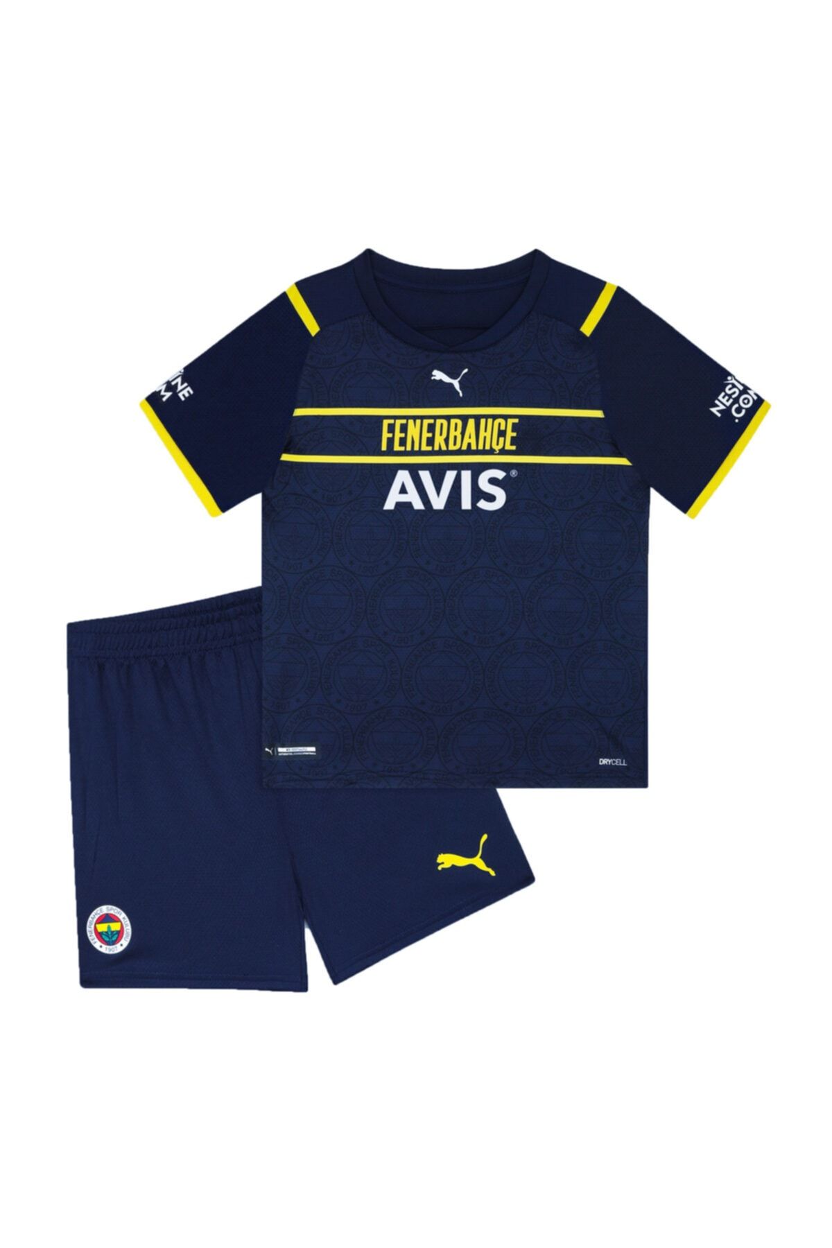 Fenerbahçe 767015-03 Puma Fsk 3rd Minikit W Hanger Peacoat-blazin Çocuk Forma Lacivert