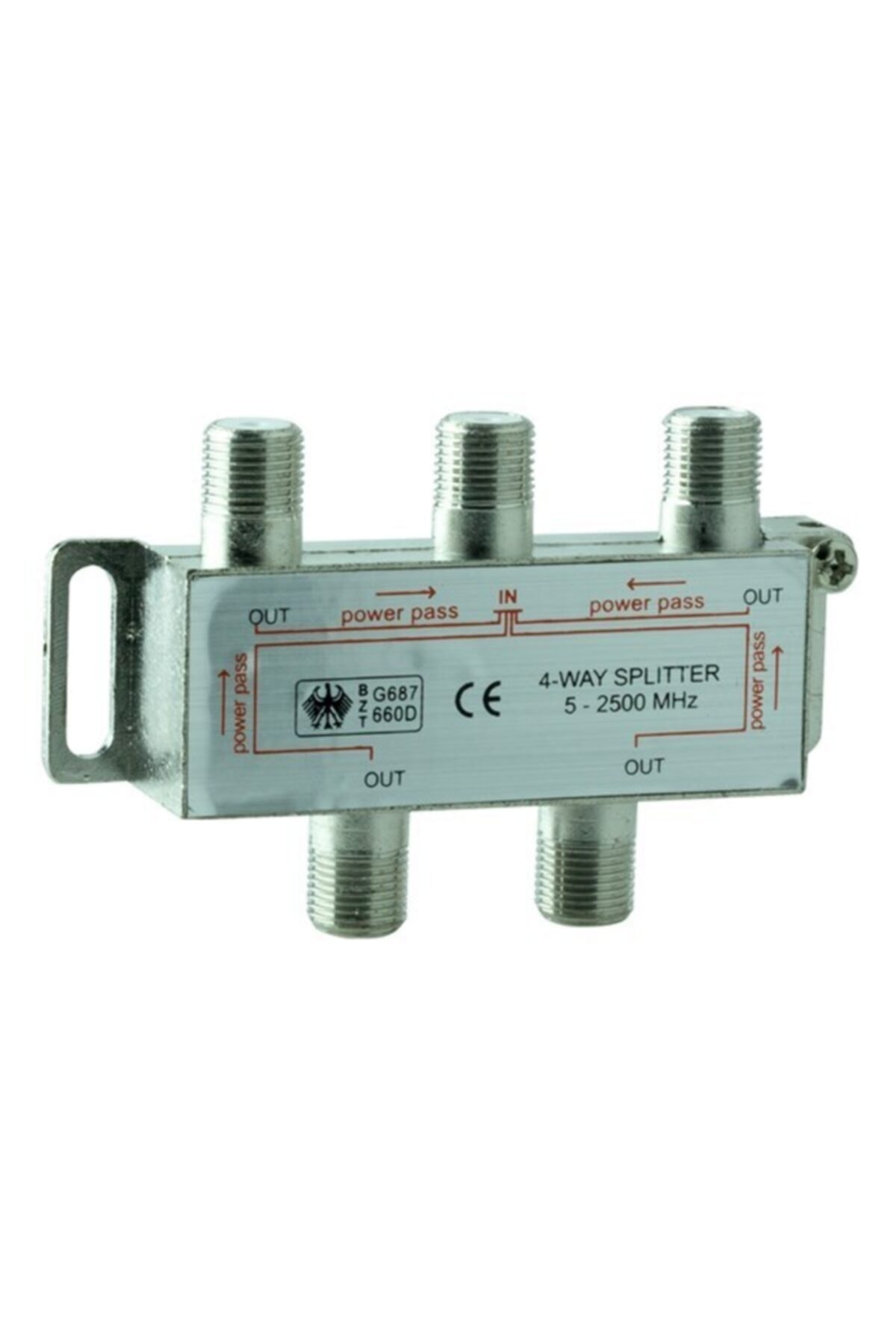 Transformacion 1-4 Splitter 5-2400 Mhz 170001