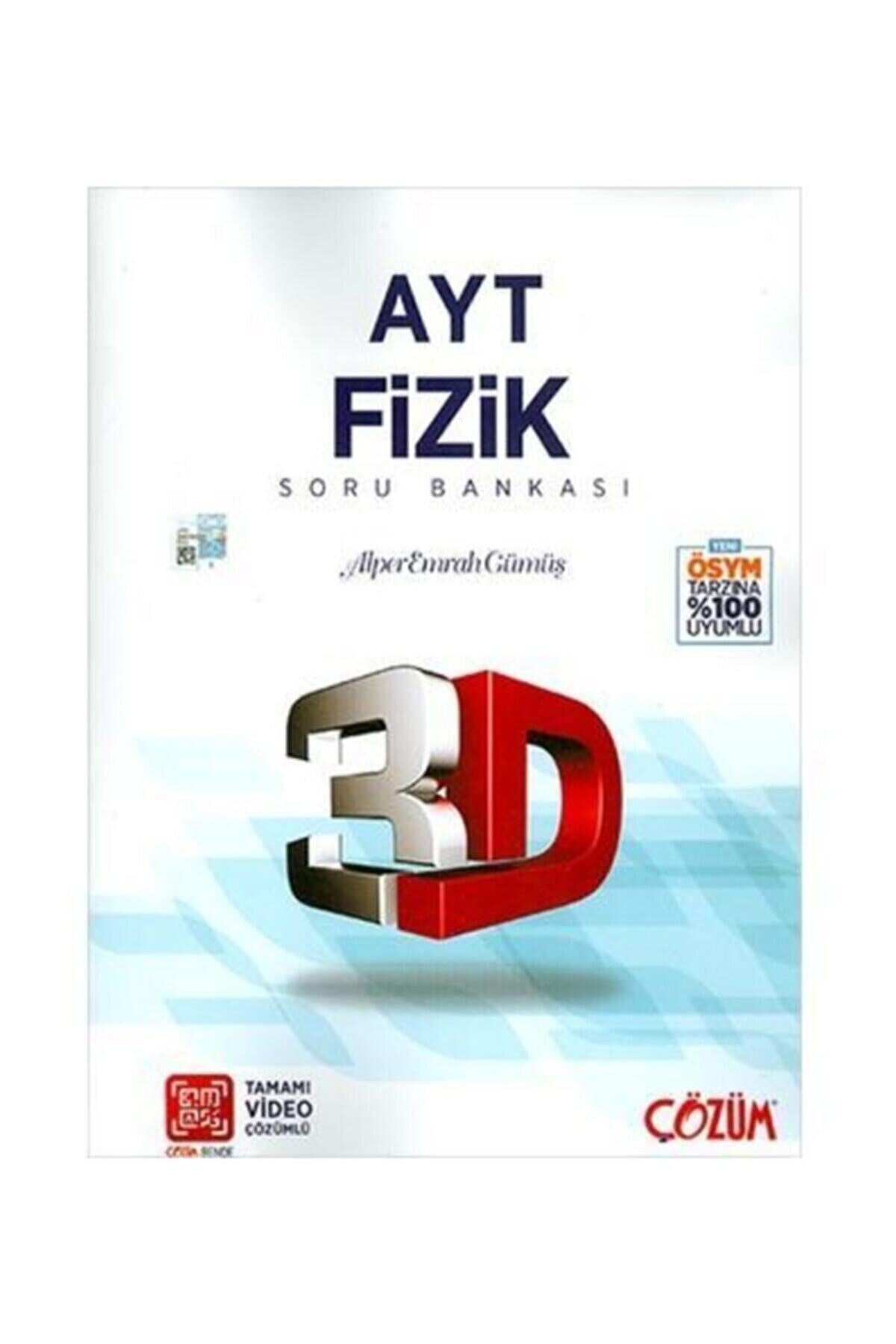 Çözüm Yayınları 2020-2021 Çözüm 3d Ayt Fizik Tamamı Video Çözümlü Soru Bankası