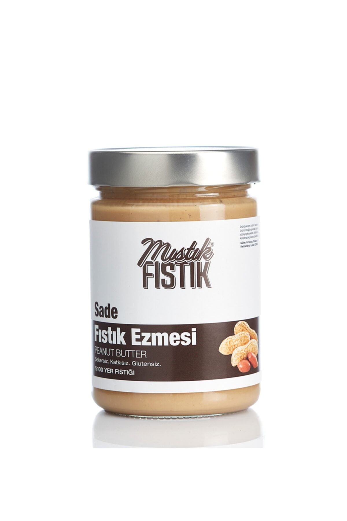 Mıstık Fıstık Mıstıkfıstık Sade Fıstık Ezmesi 600 G.