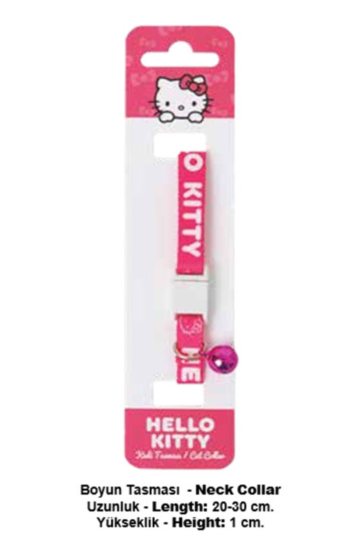 Hello Kitty Hello Kıtty Boyun Tasması Fuşya Beyaz
