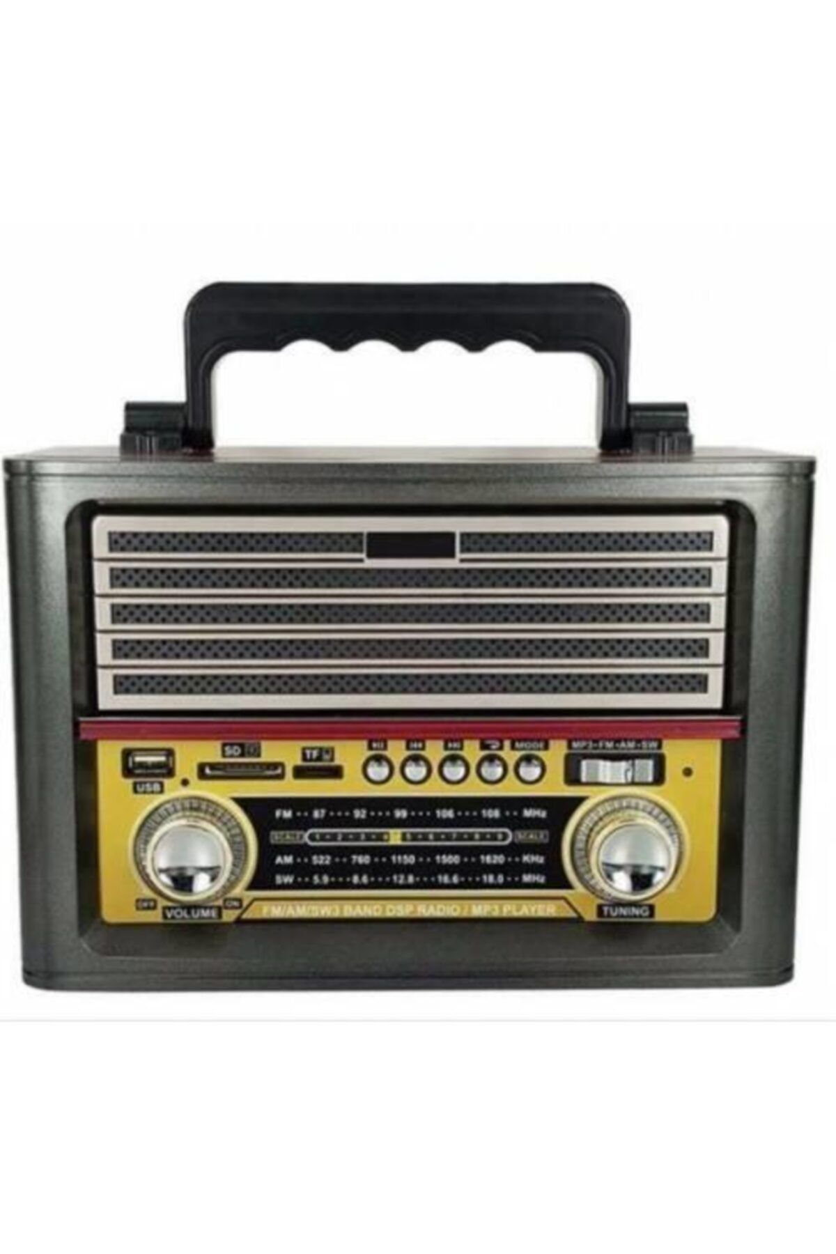 PlevneTicaret Kemai Md-1705bt Bluetooth Fm Radyo Usb Sd Kart Antenli Radyo
