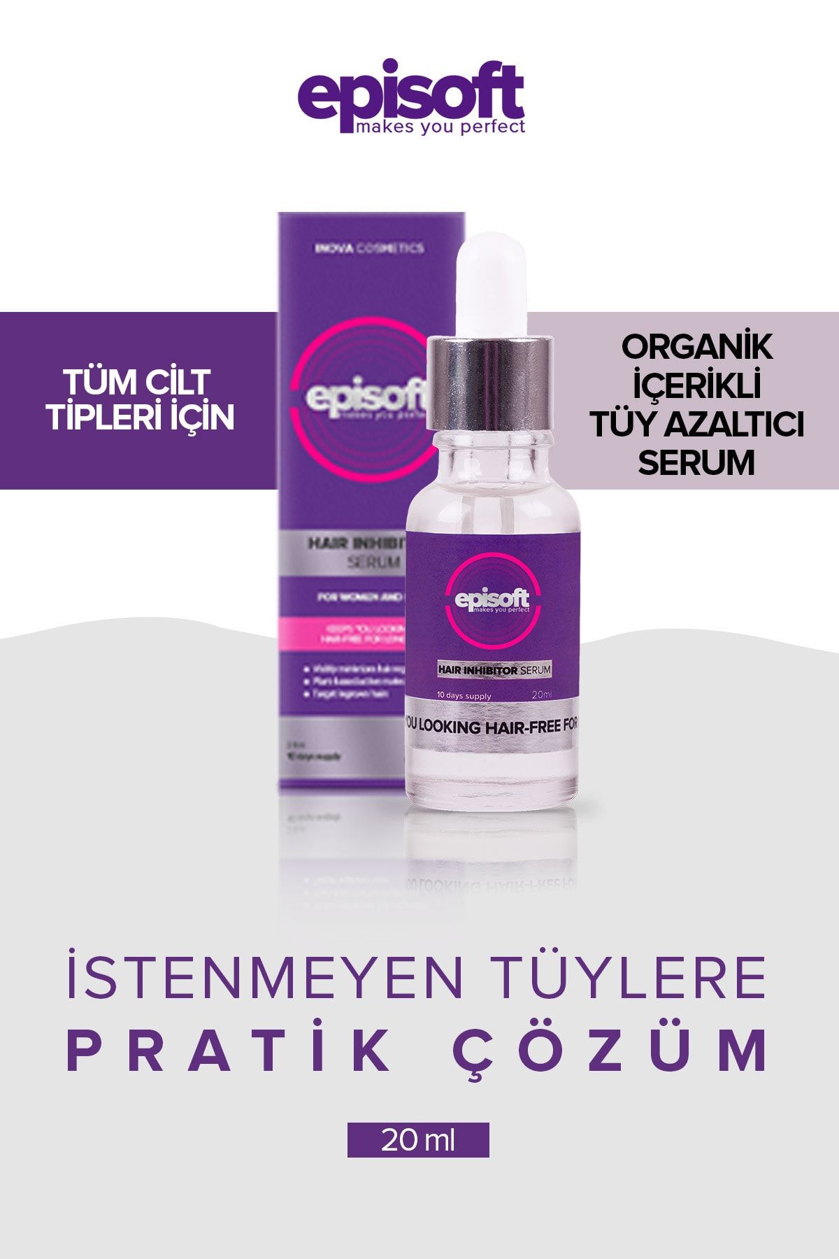 Episoft by İnova Episoft Tüy Azaltıcı Serum 20 Ml