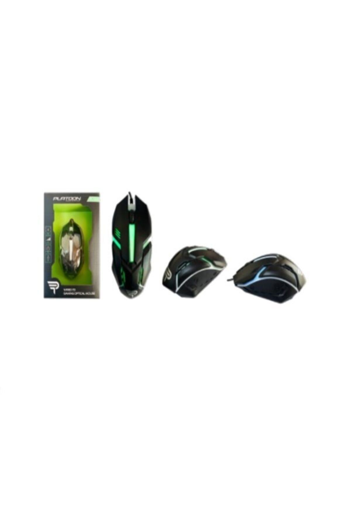 Transformacion Pl-1832 Siyah Işıklı Kutulu Usb Oyuncu Mouse 411023
