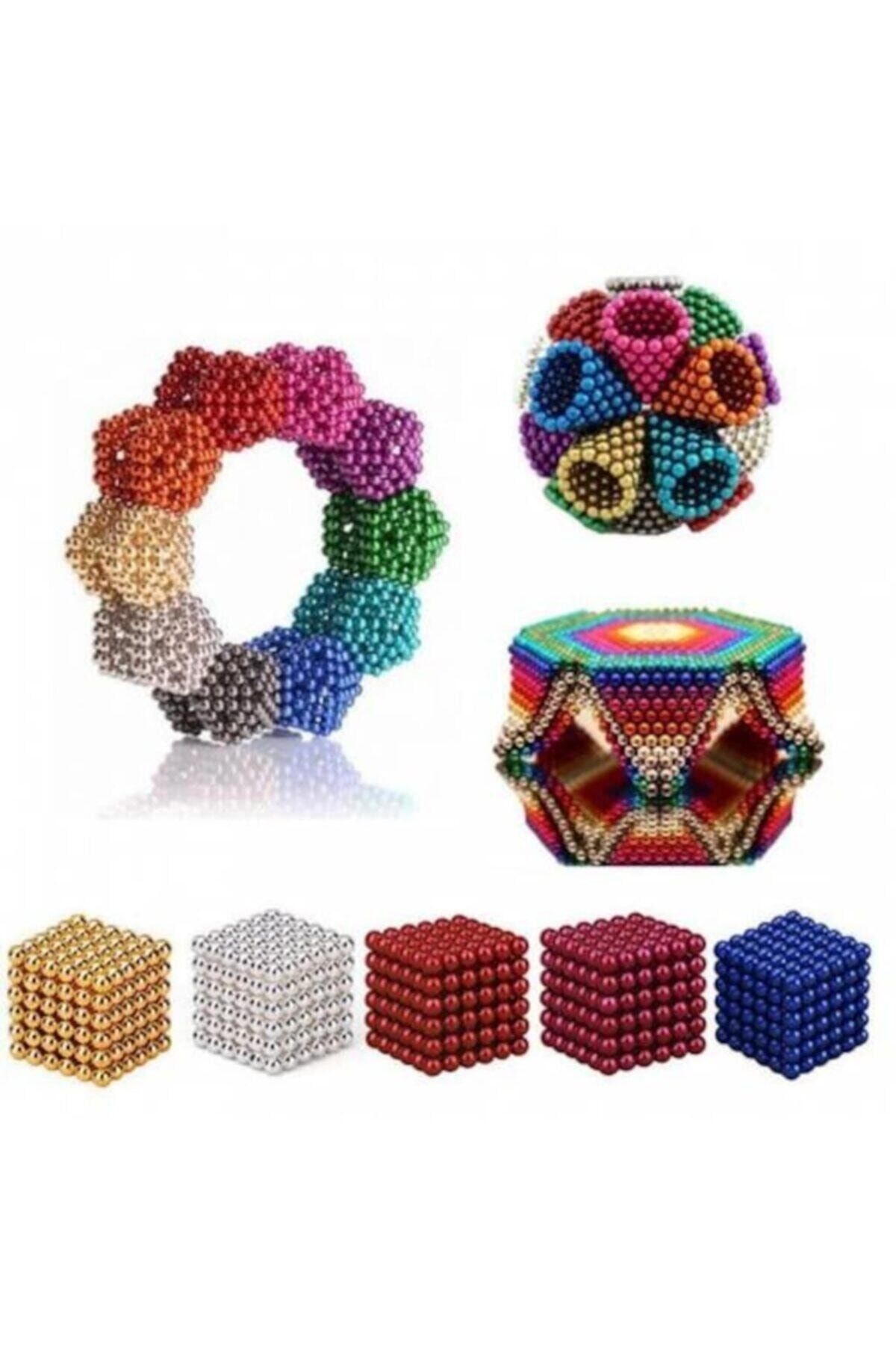 Bomwell 6 Farklı Renkli Sihirli Manyetik Toplar Neodyum Mıknatıs