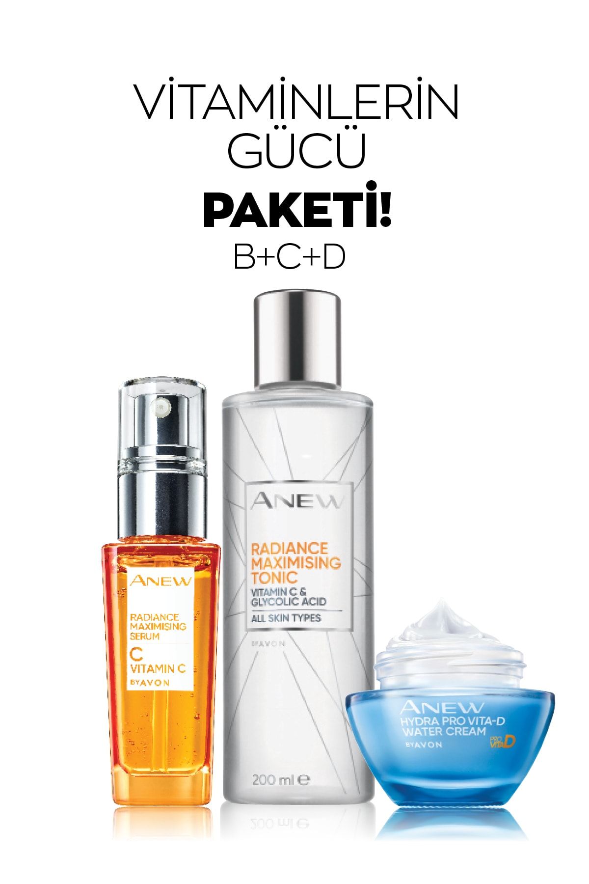 AVON Vitaminlerin Gücü B+c+d Paketi!