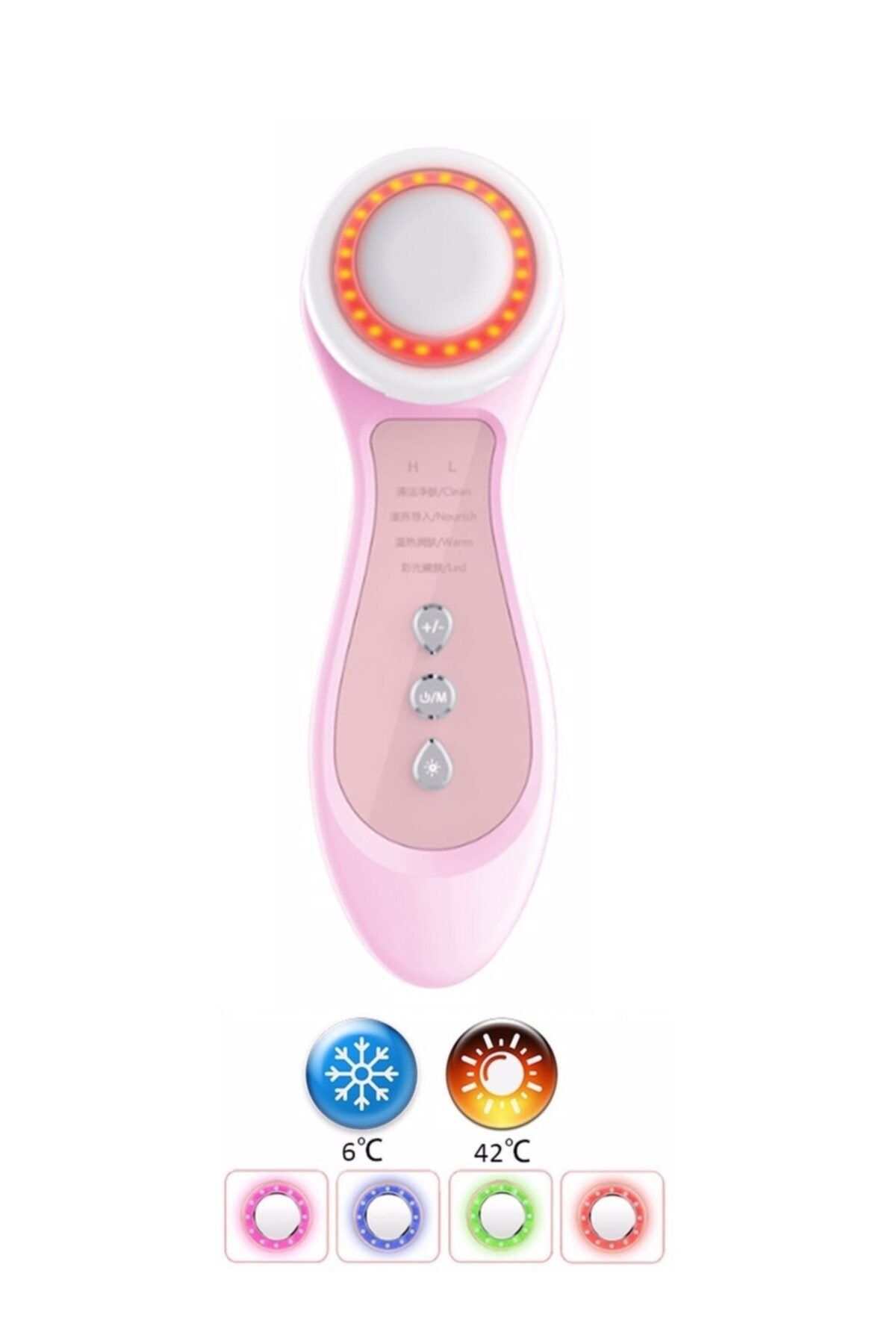 AMALFİ Ems Mezoterapi Serum Emilim Led Foton Sıcak Soğuk Yüz Masaj Cilt Bakım Makinesi