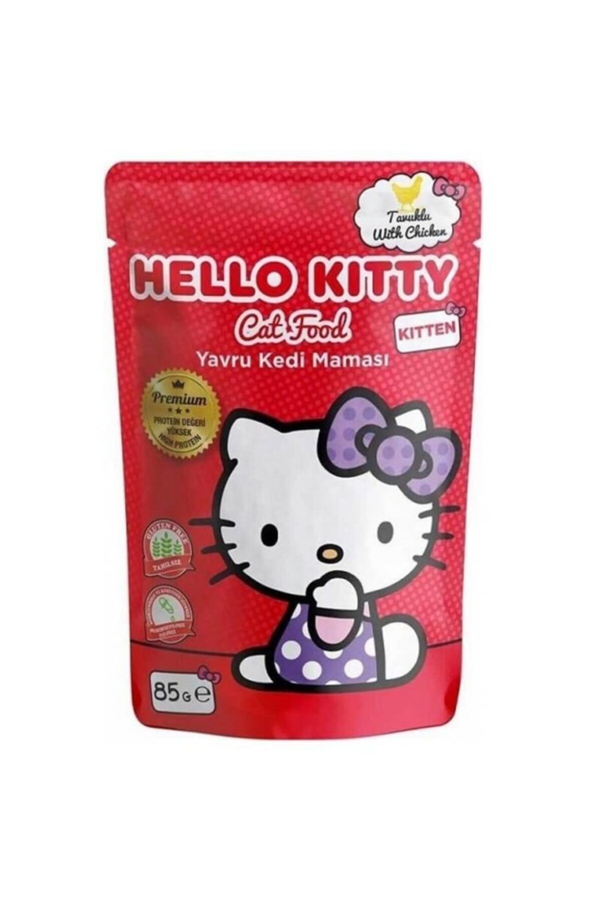 Hello Kitty Tavuklu Yavru Kedi Konservesi