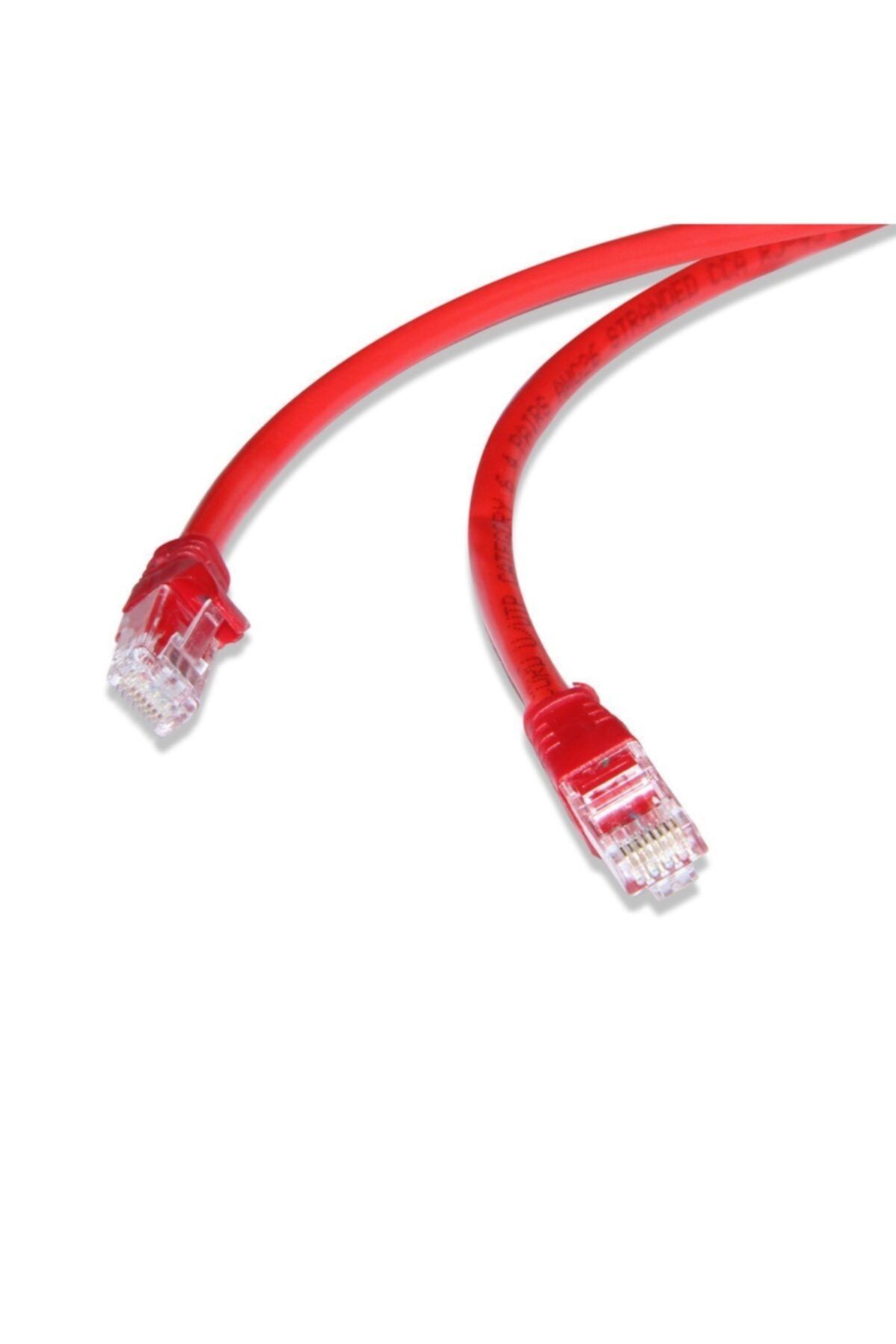 FLAXES Fnk-6002k Cat6 20 cm 23awg Patch Kablo Kırmızı