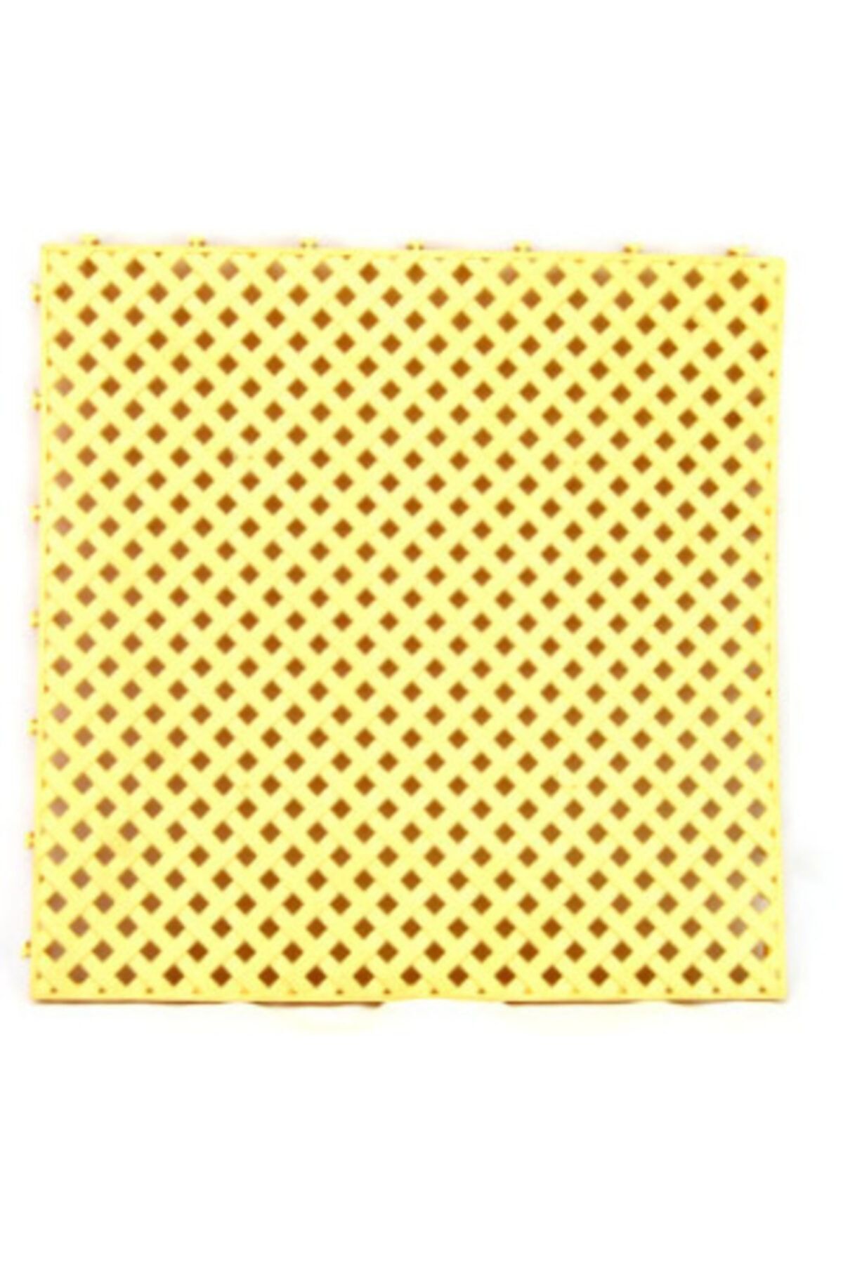 ASIMOGLU Plastik Geçmeli Krem Yer Karosu 33*33 Cm 1 Adet