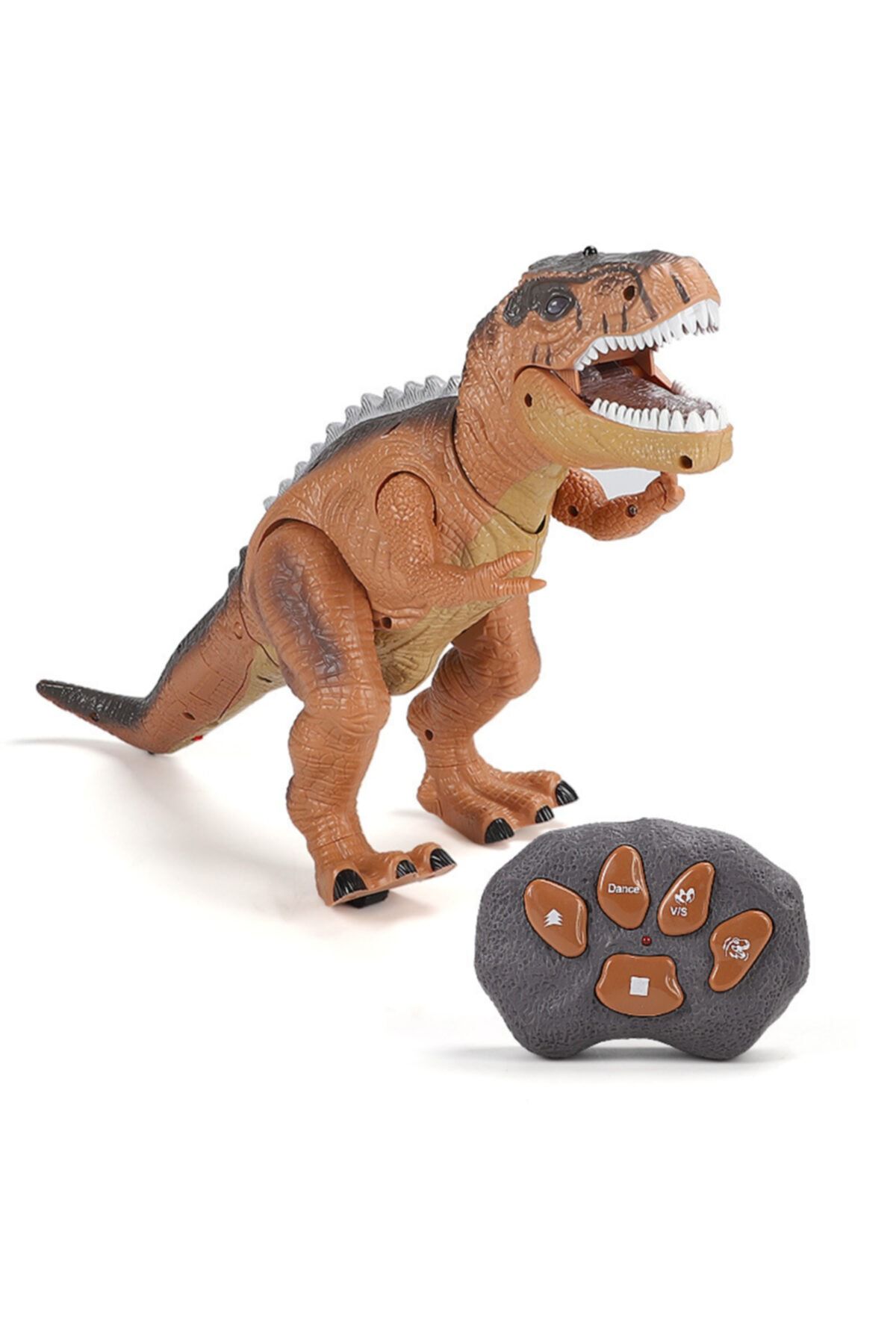 TUENGİ STORE Uzaktan Kumandalı Dinozor Işıklı Sesli Kükreyen Yürüyen Gerçekçi Kumandalı Dinazor T-rex