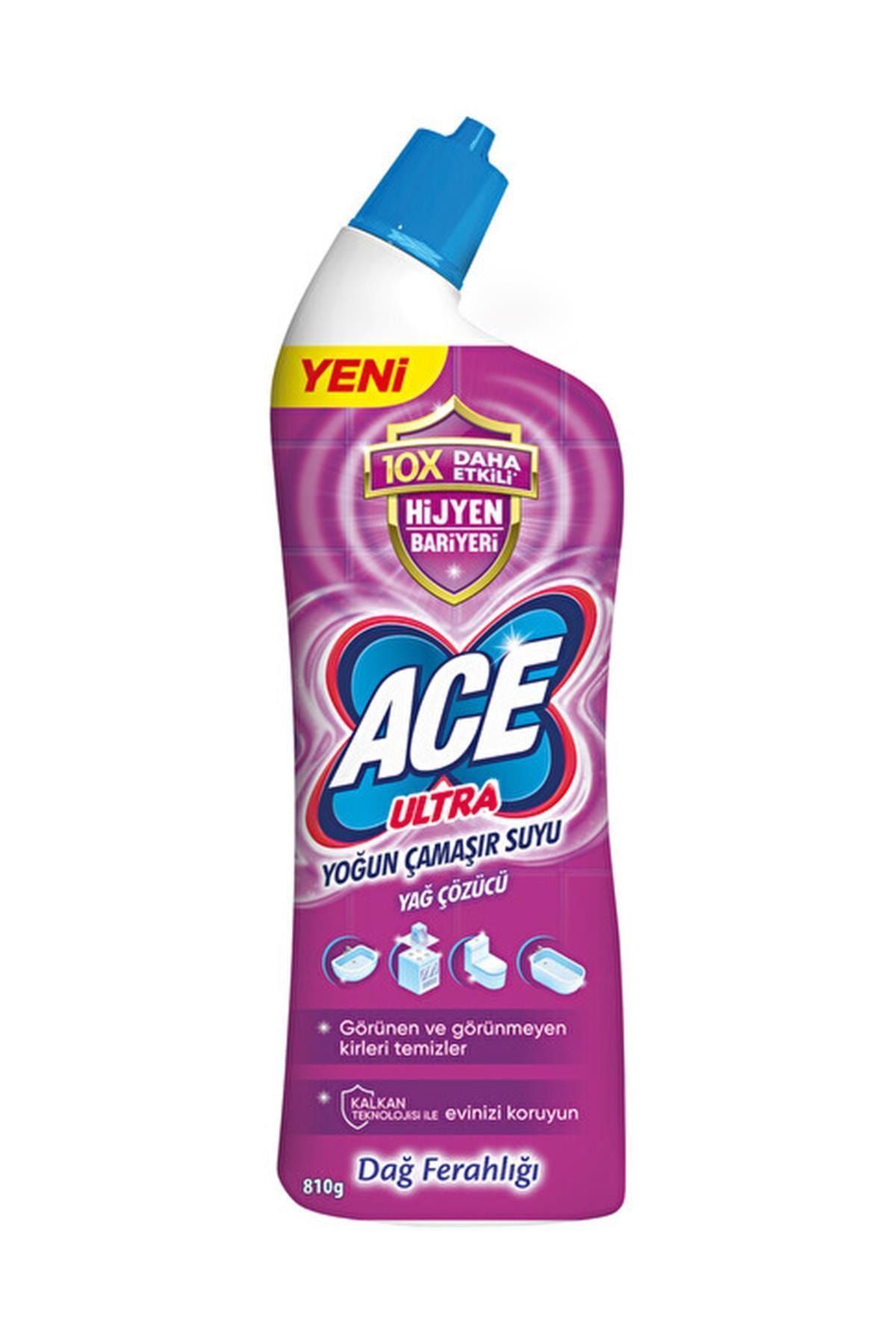 ACE Ultra Kıvamlı Çamaşır Suyu Dağ Ferahlığı 810 Gr  Çamaşır Deterjanı