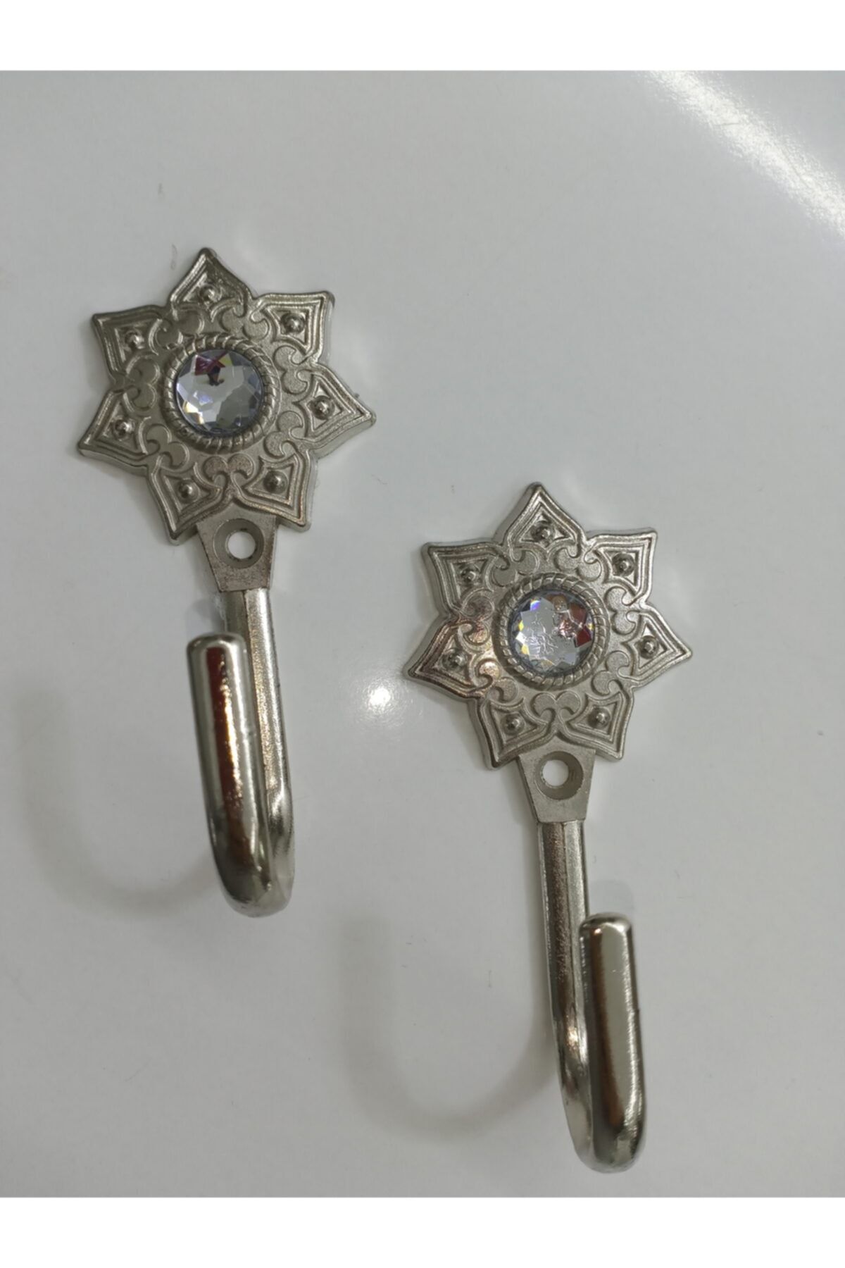 nur perde Askılık Demiri 2 Adet (fon Perde Bağlama Aparatı)